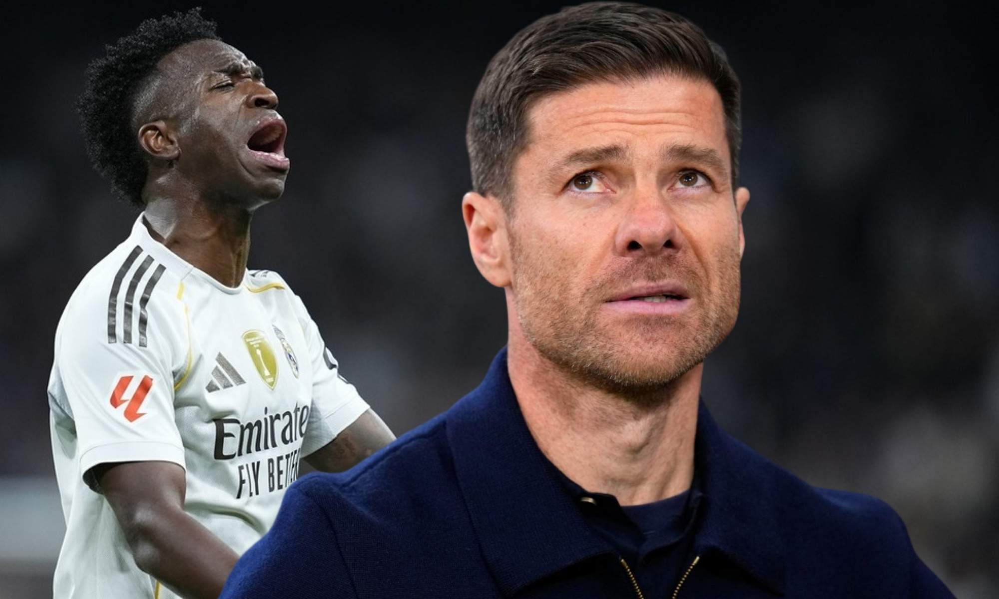 Vinicius se fue a por Xabi Alonso tras el gol del Betis y se lo dijo a la cara: "Míster, ahora no"