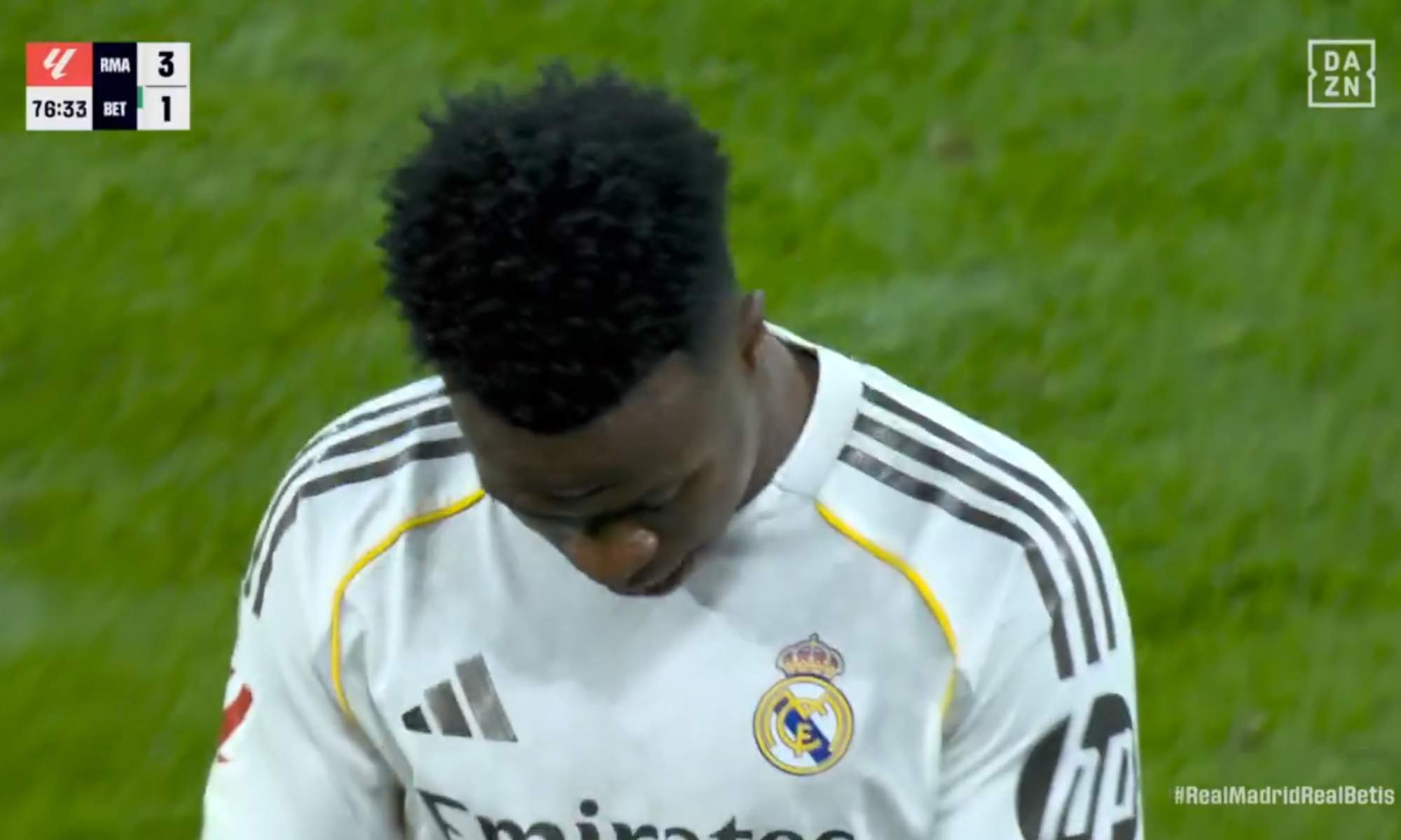 Vinicius Junior no entiende al Bernabéu