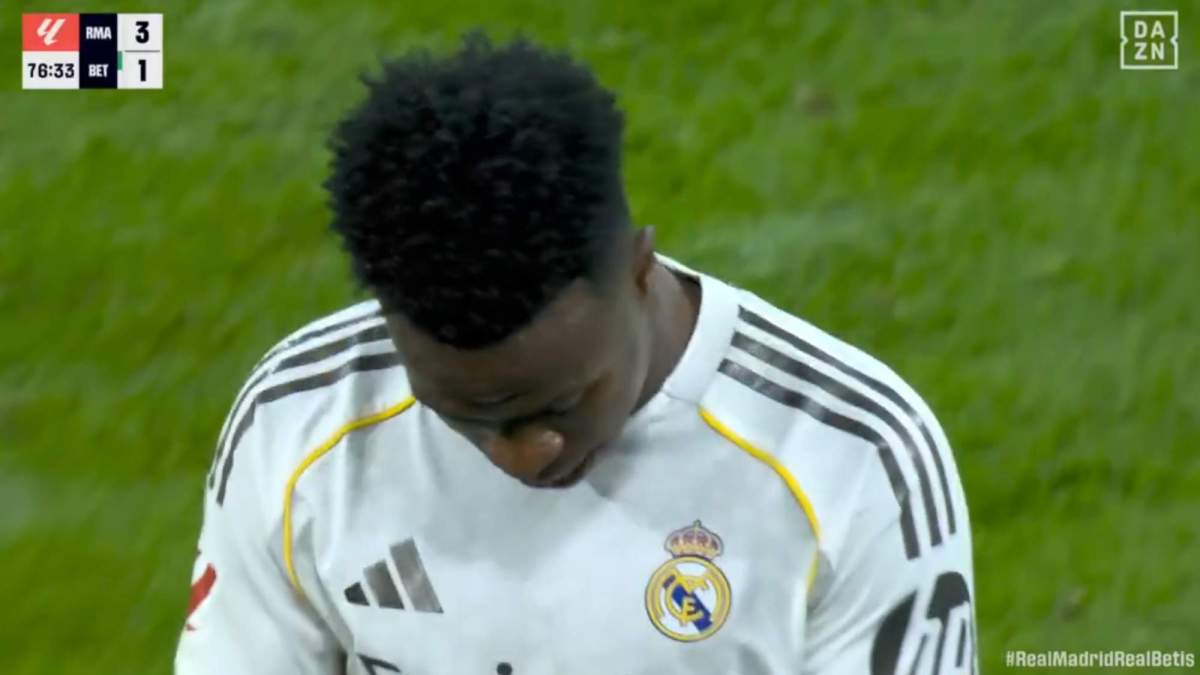 Vinicius Junior no entiende al Bernabéu