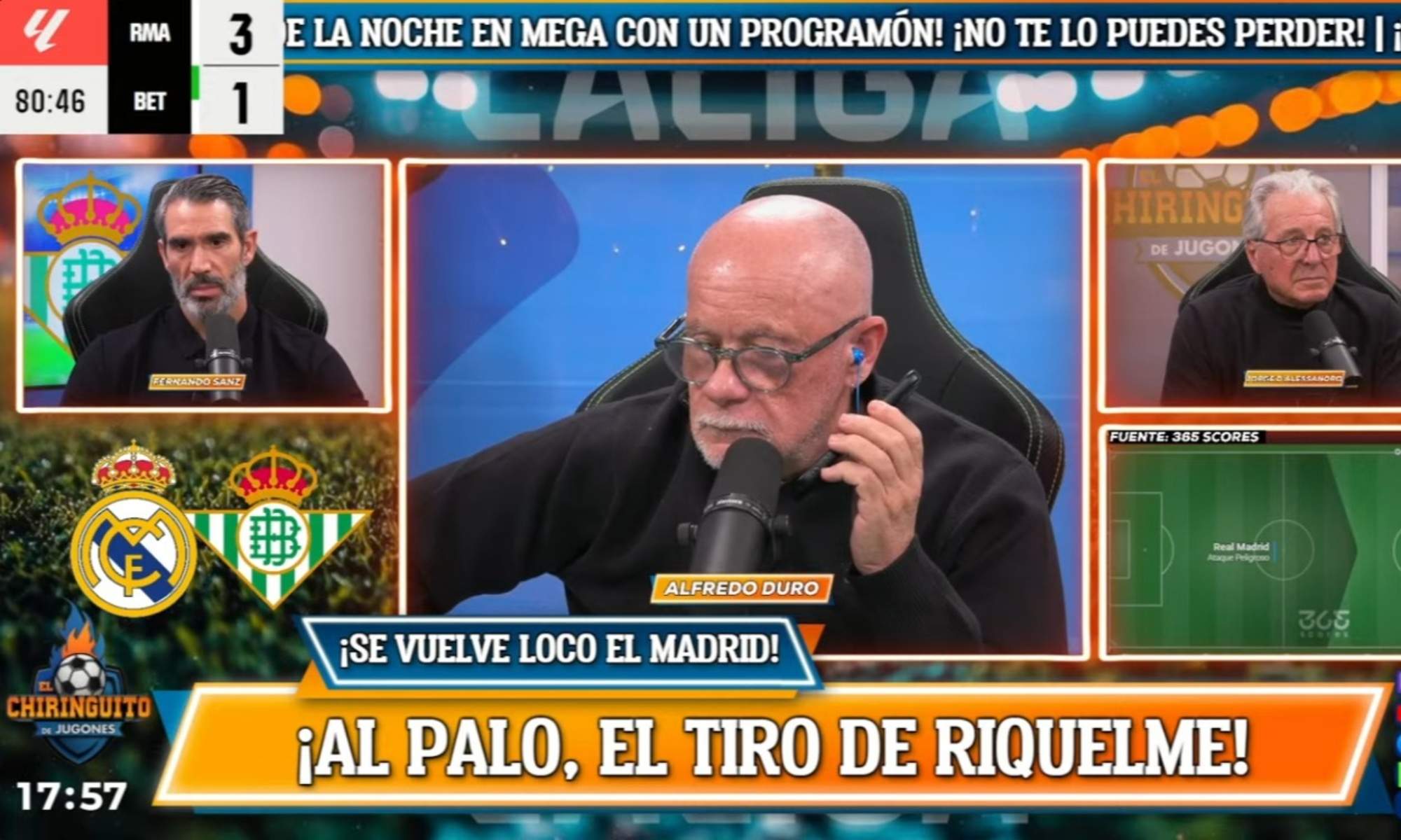 Josep Pedrerol llama a Alfredo Duro en directo, bronca por los pitos a Vinicius