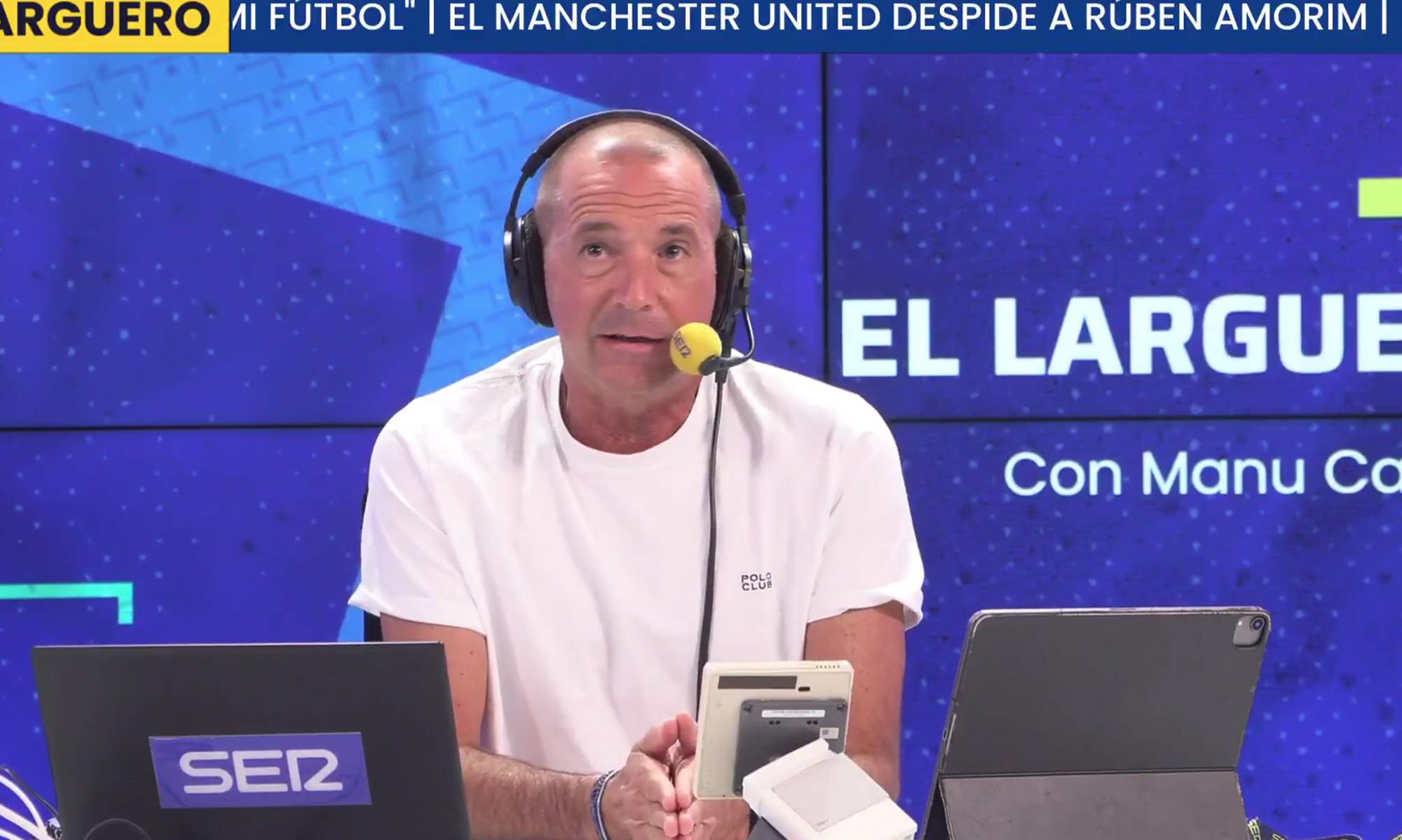 Manu Carreño en El Larguero.