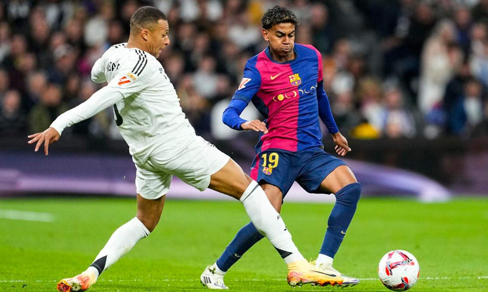 Mbappé y Lamine Yamal