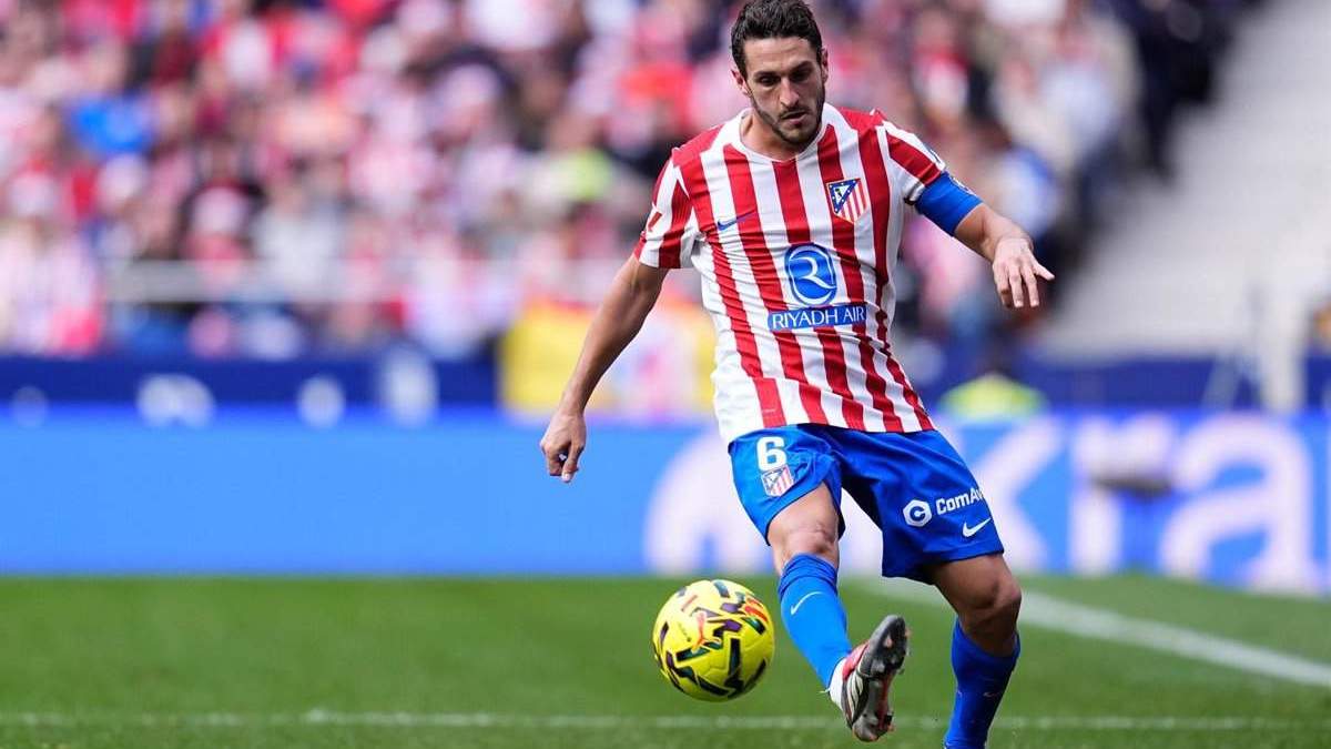 Koke durante un partido del Atlético de Madrid de esta temporada