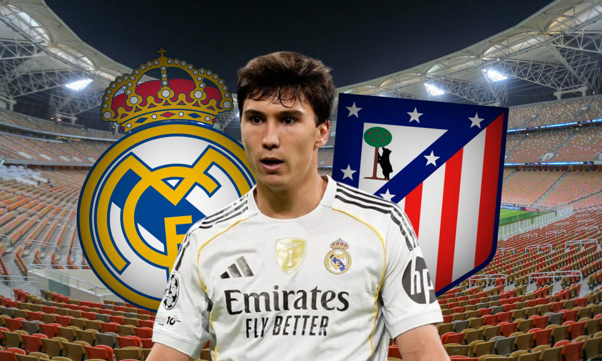 Gonzalo García aspira a la titularidad contra el Atlético en las semifinales de la Supercopa de España.