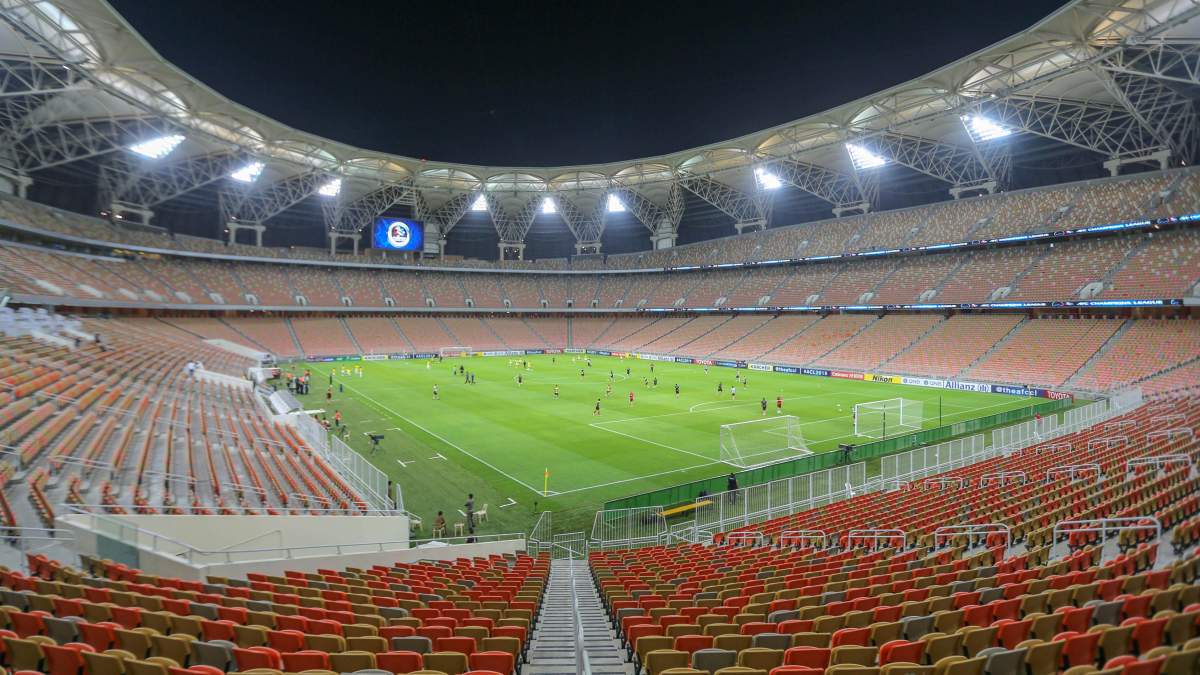 Estadio Rey Abdullah por dentro