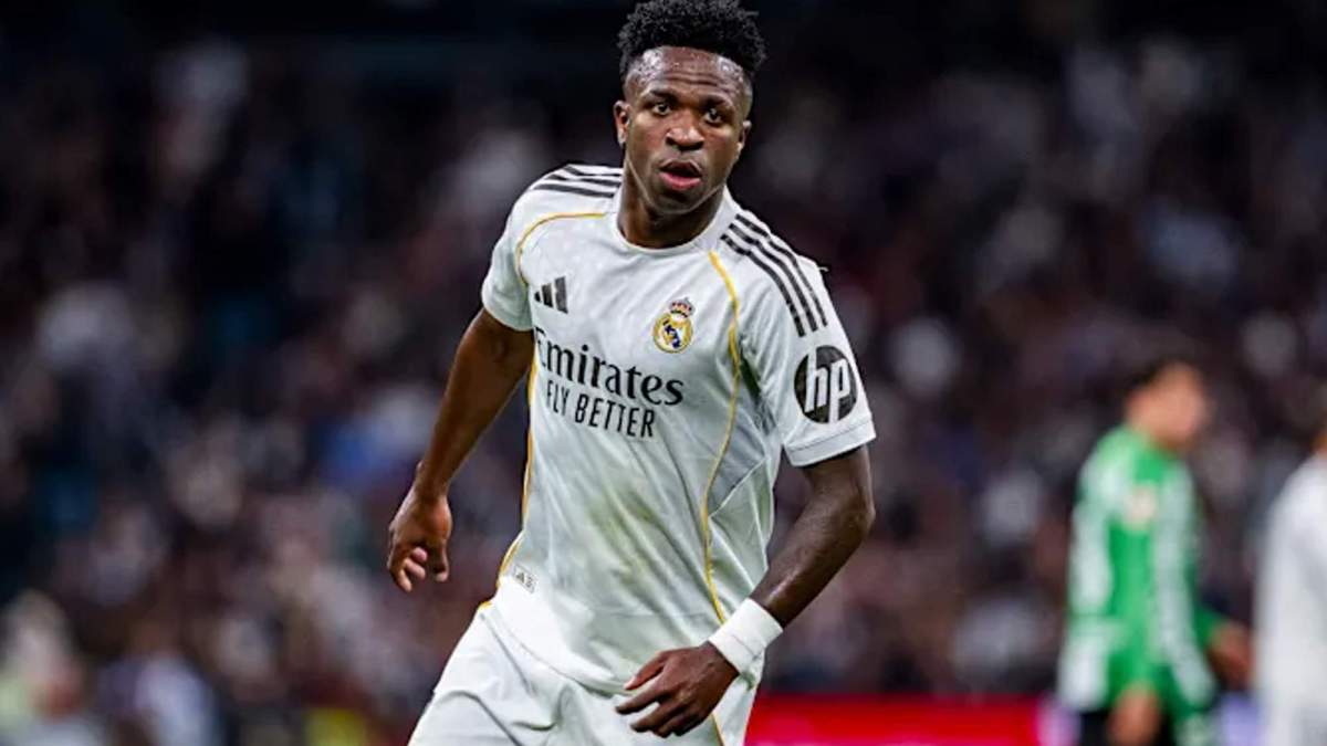 Vinícius Júnior jugando un partido con el Betis. Vinícius Júnior jugando un partido con el Betis.