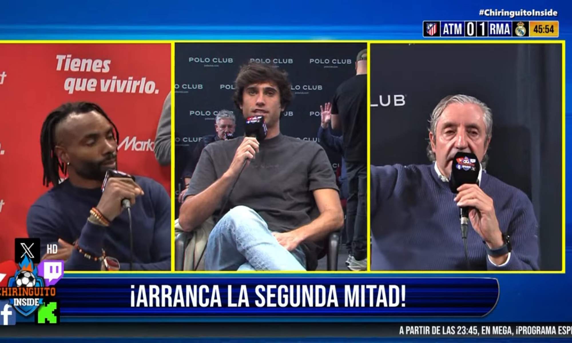 Josep Pedrerol (60) atiza como nunca a Simeone por lo de Vinicius: "Eso no es fútbol"