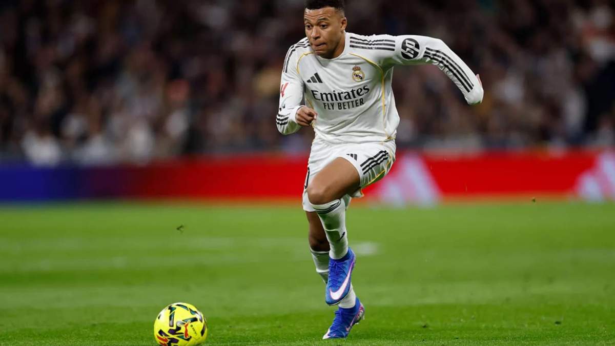 Kylian Mbappé, en un partido reciente con el Real Madrid.