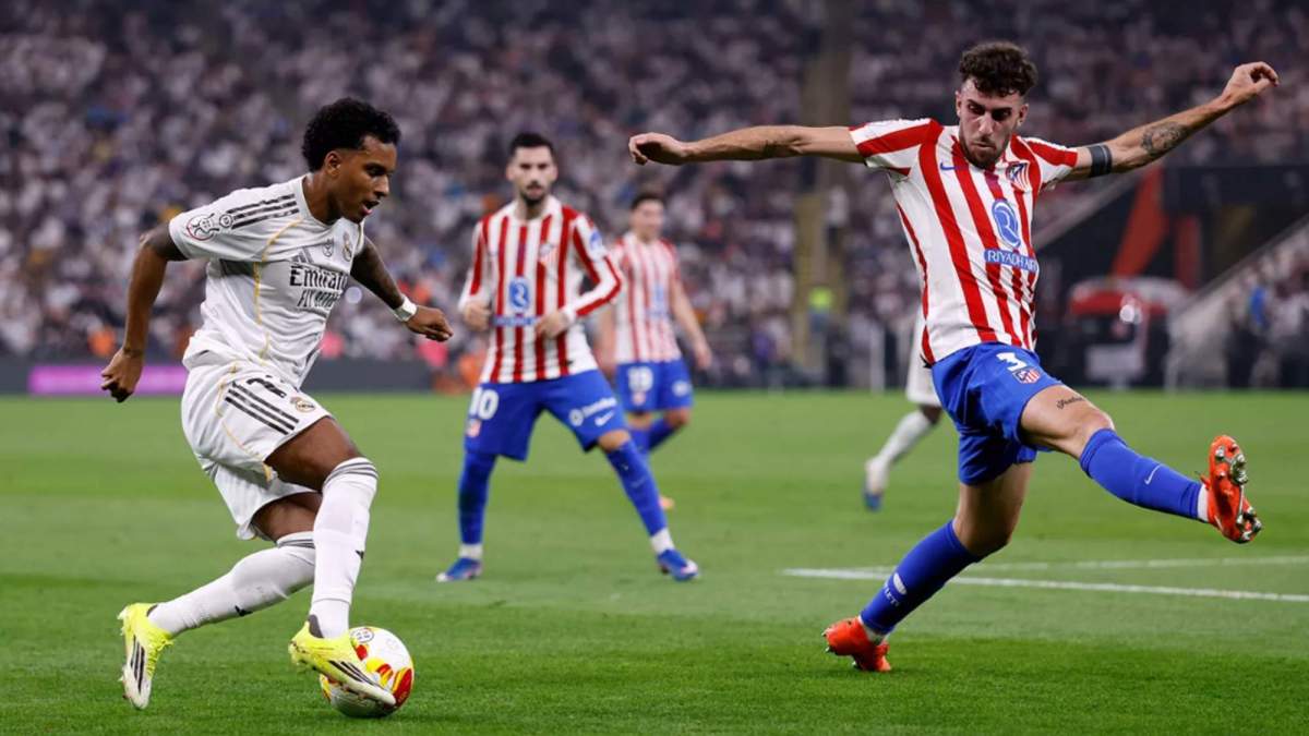 Rodrygo durante el partido de hoy Rodrygo durante el partido de hoy