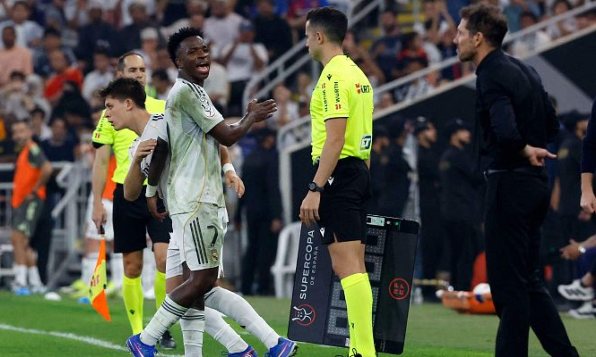 Vinicius responde a Simeone tras la victoria del Real Madrid