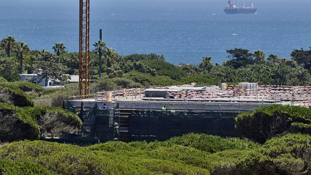 La mansión de Cristiano Ronaldo en Cascais (Portugal) durante las obras