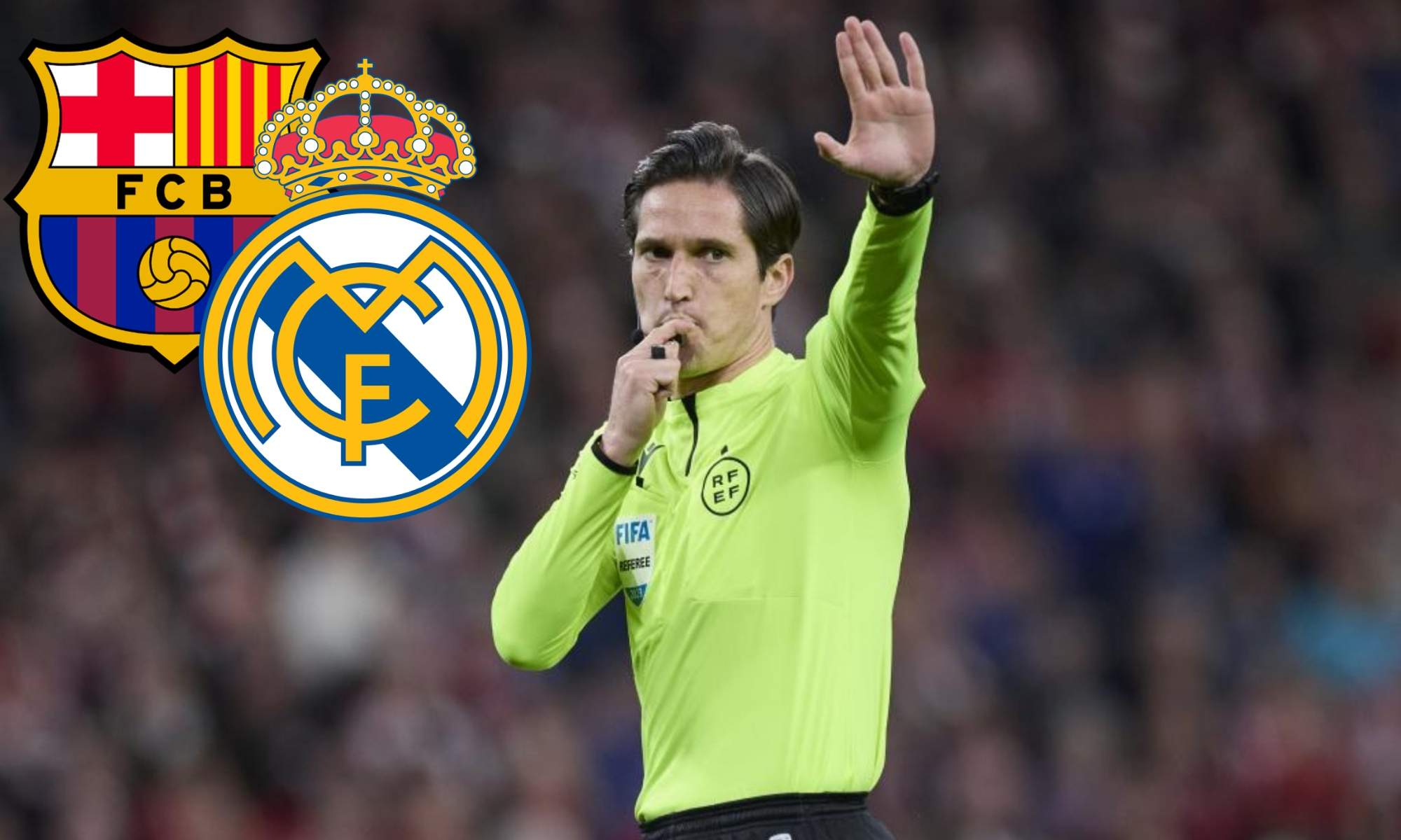 Munuera Montero, árbitro de la final de la Supercopa, estuvo en la nevera por favorecer al Barcelona