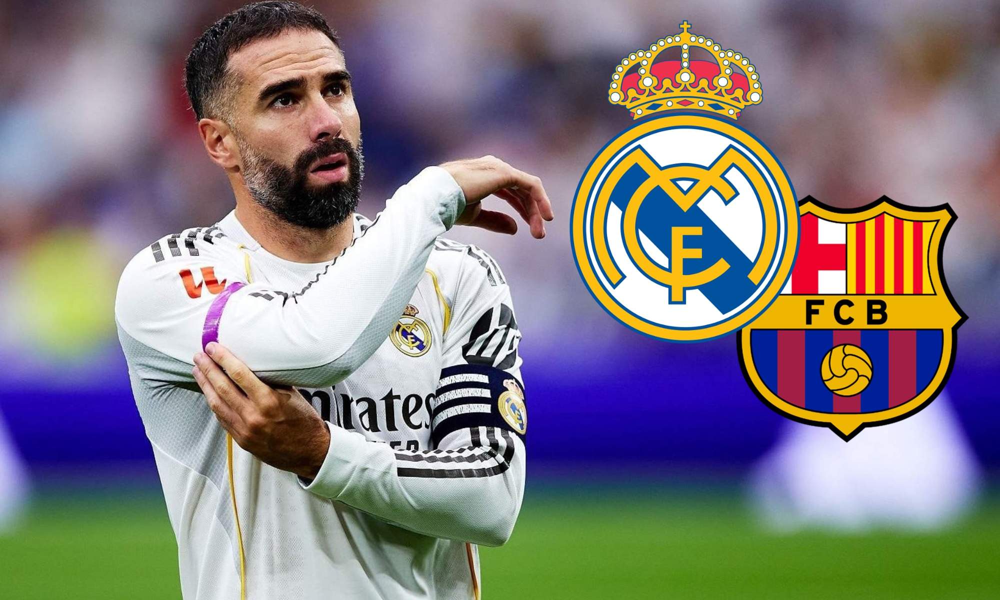 Carvajal quiere pero no puede ser titular contra el Barcelona