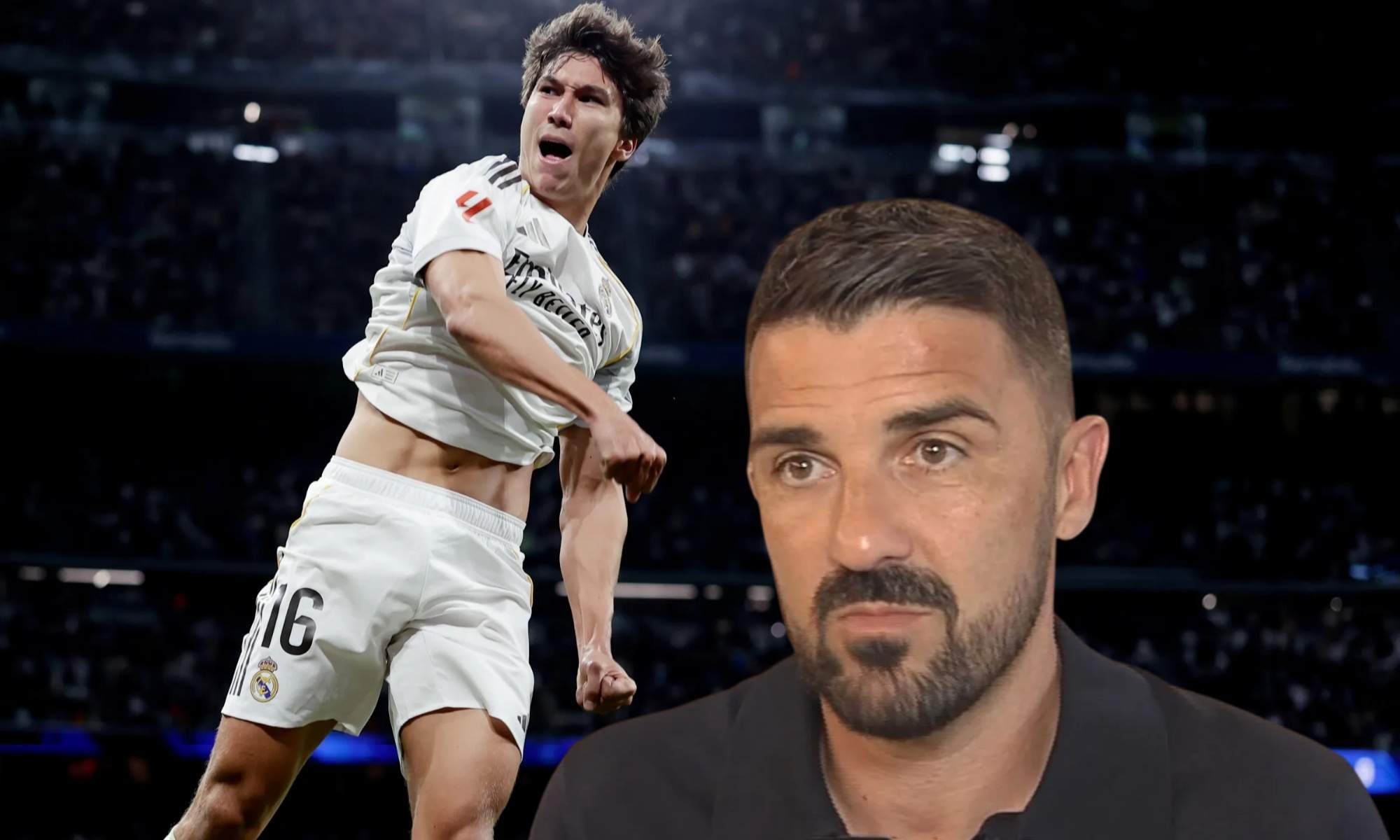 David Villa (44), sobre si Gonzalo triunfará en el Real Madrid: "No es como Haaland, pero tiene una gran cualidad"