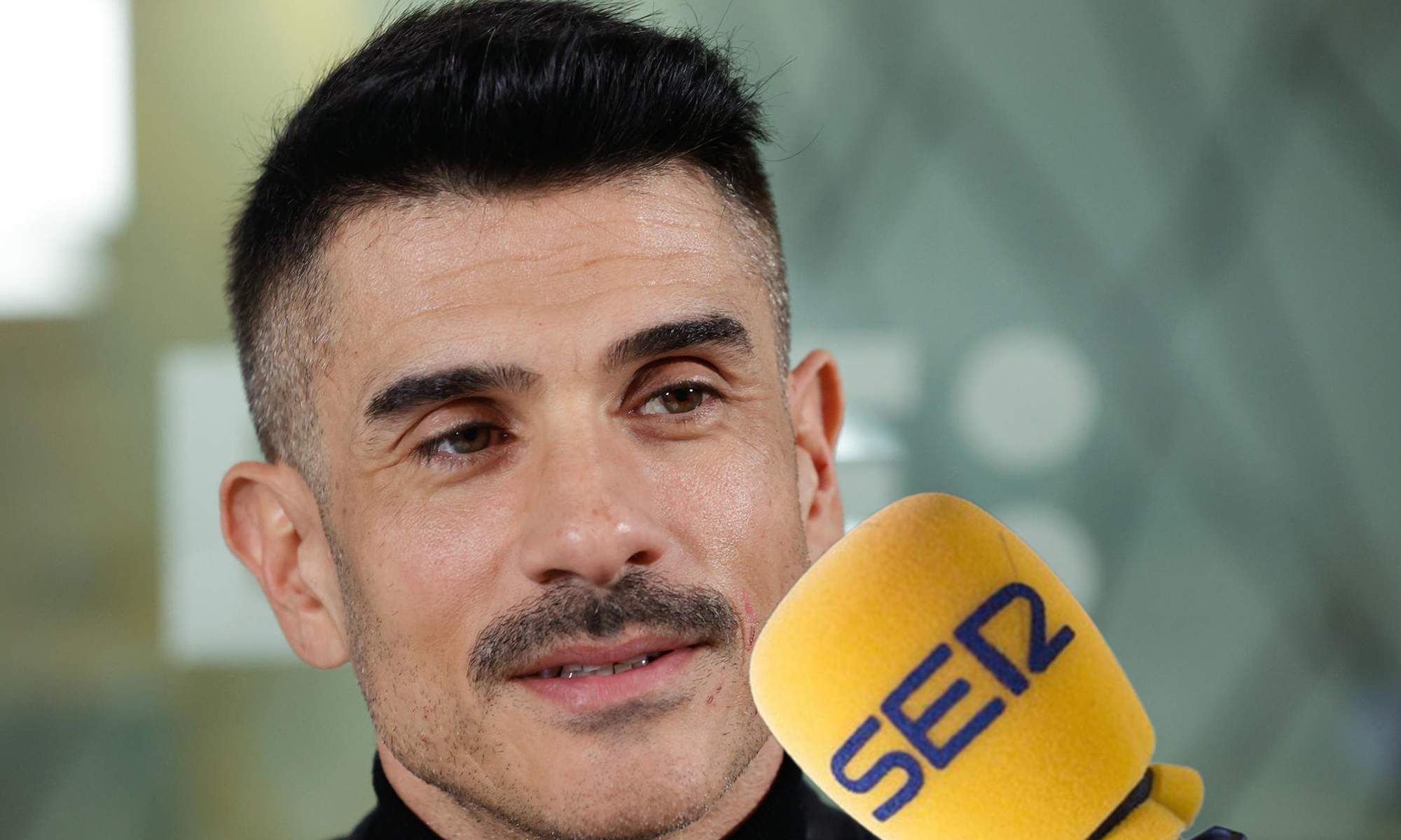 Álvaro Benito y un micrófono de La SER.