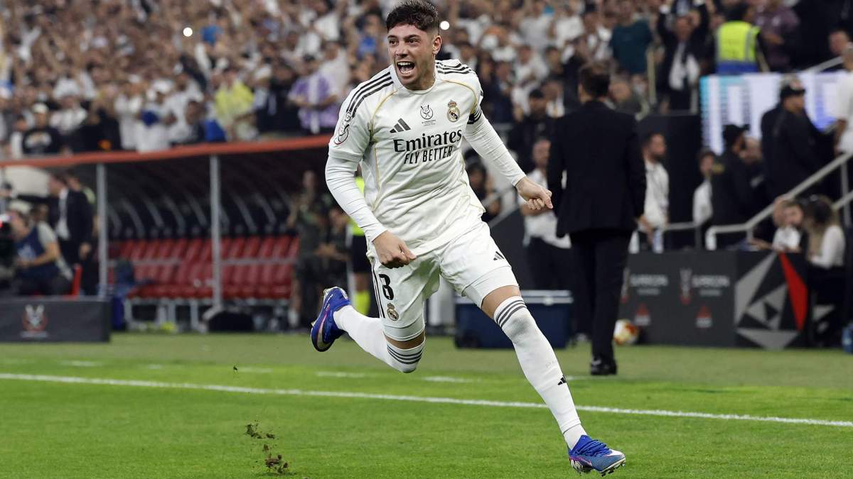 Fede Valverde disputando un partido con el Real Madrid. Fede Valverde disputando un partido con el Real Madrid.