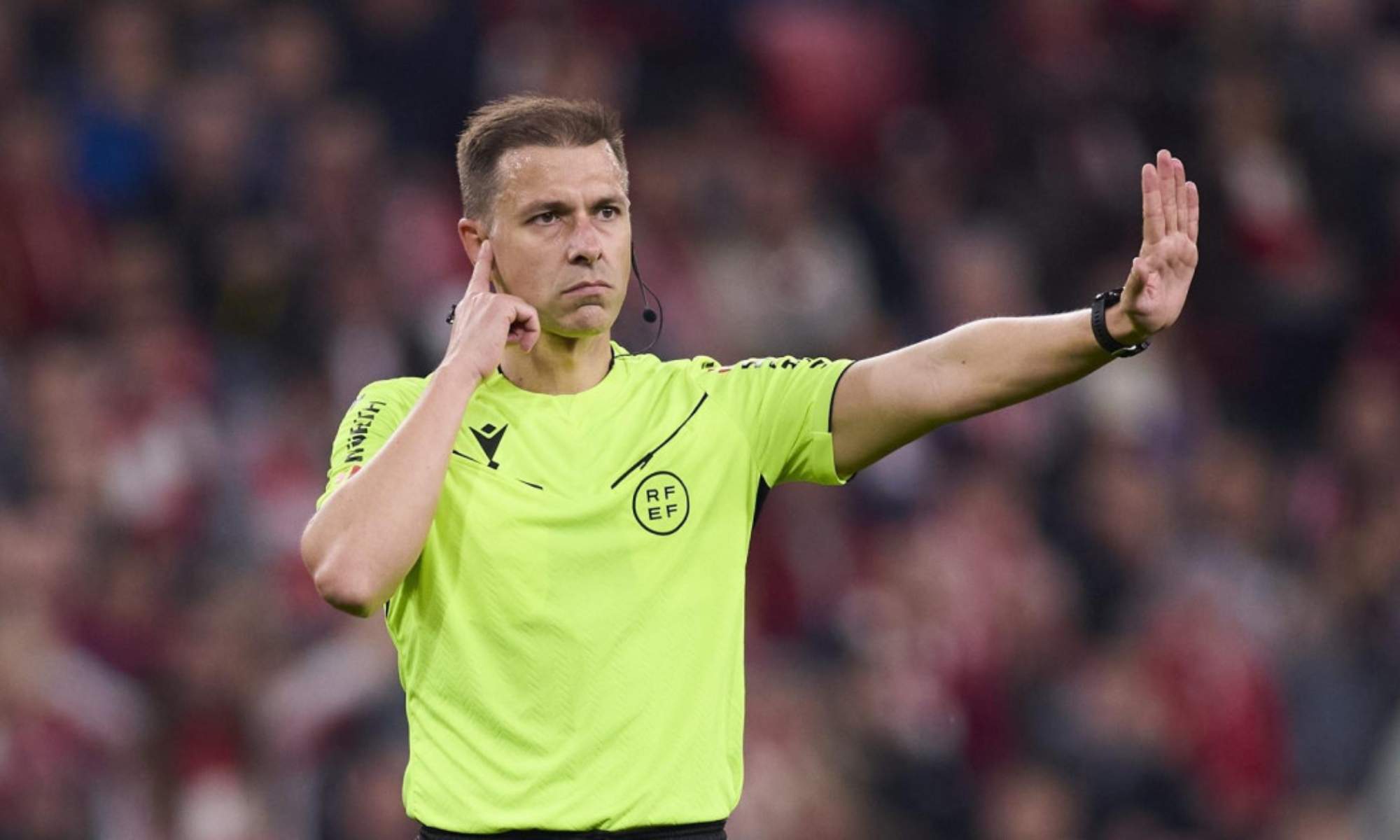 Cordero Vega está lesionado y no podrá ejercer de cuarto árbitro en la final de la Supercopa de España