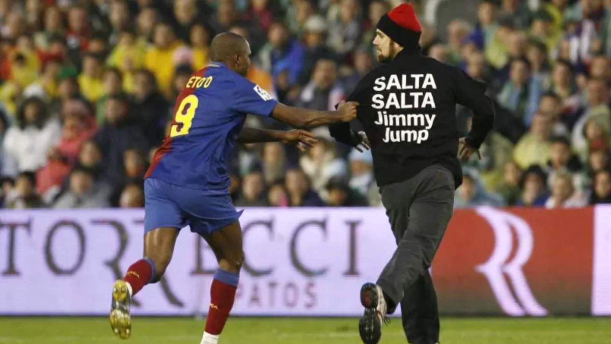 Jimmy Jump con Eto'o Jimmy Jump con Eto'o