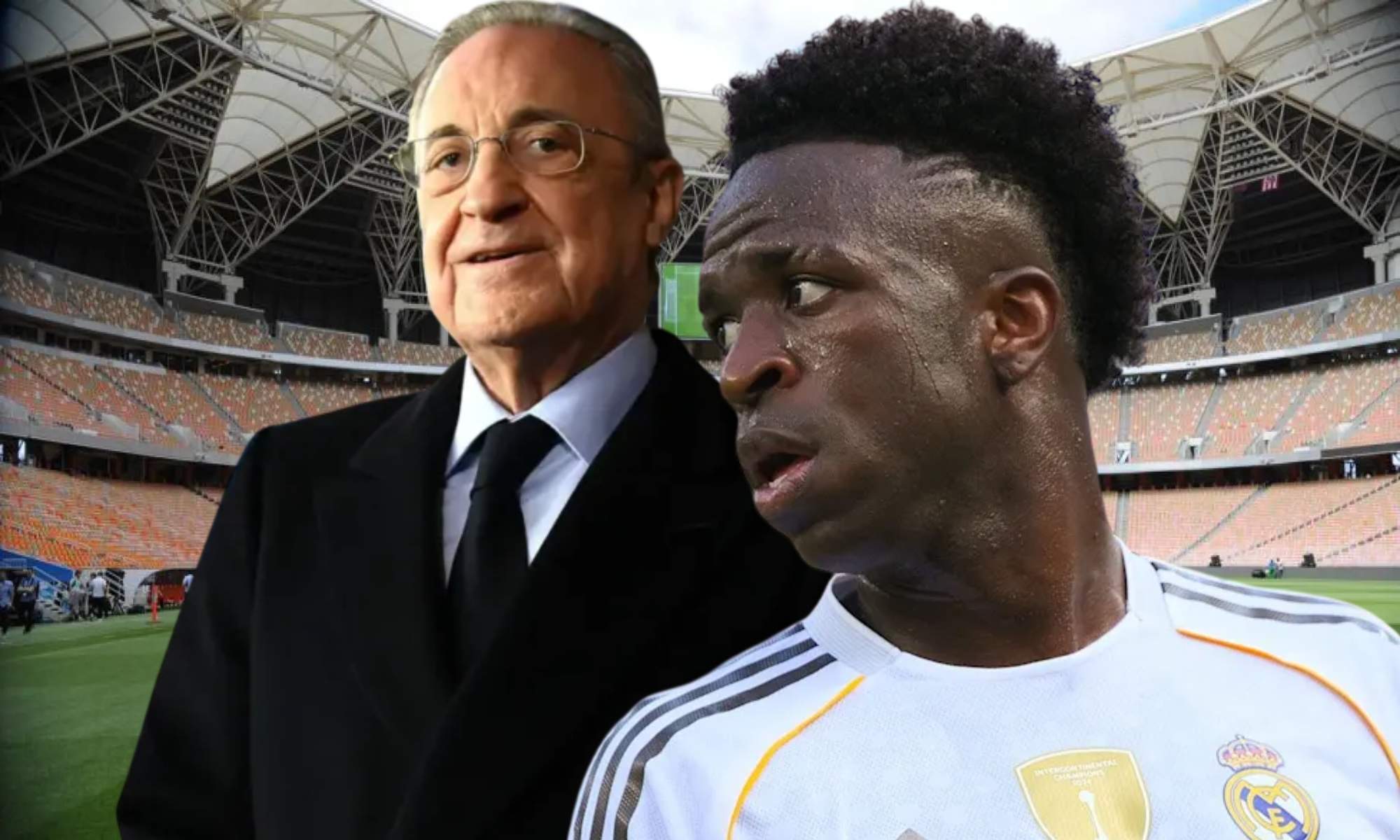 Florentino ha hablado con Vinicius en la previa al Clásico
