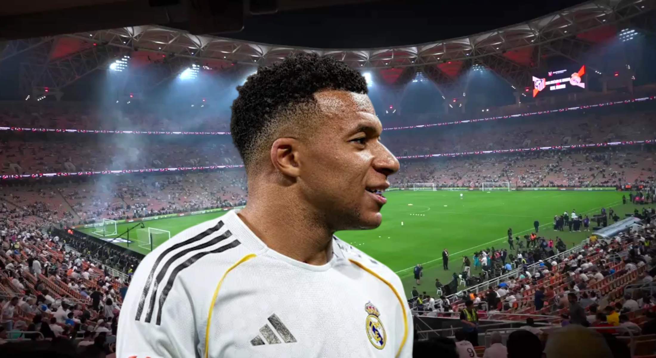 Mbappé la estrella de la Supercopa