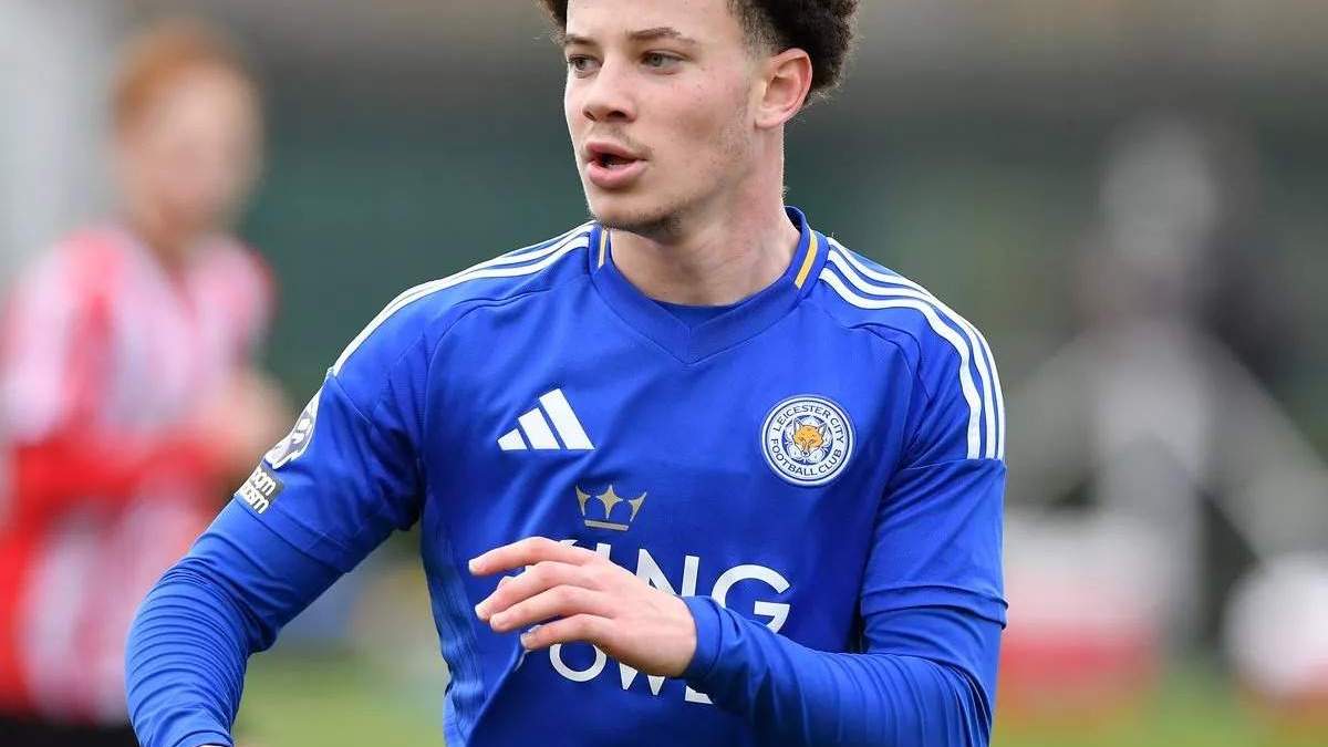 Hutchinson jugando con el Leicester