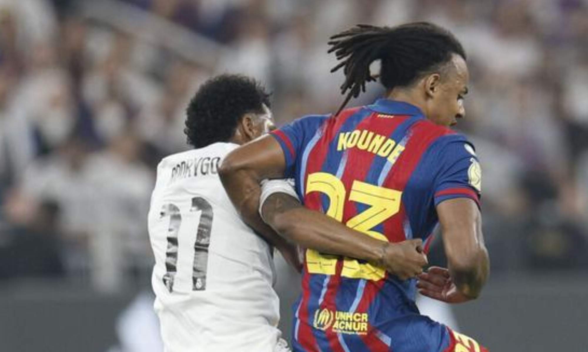 Rodrygo Goes se disculpó con Xabi Alonso por su error en el gol