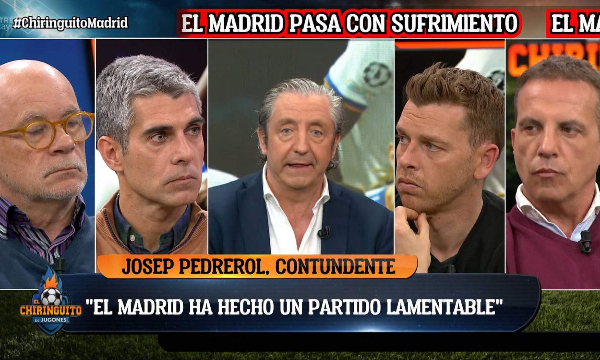 Josep Pedrerol y contertulios de El Chiringuito