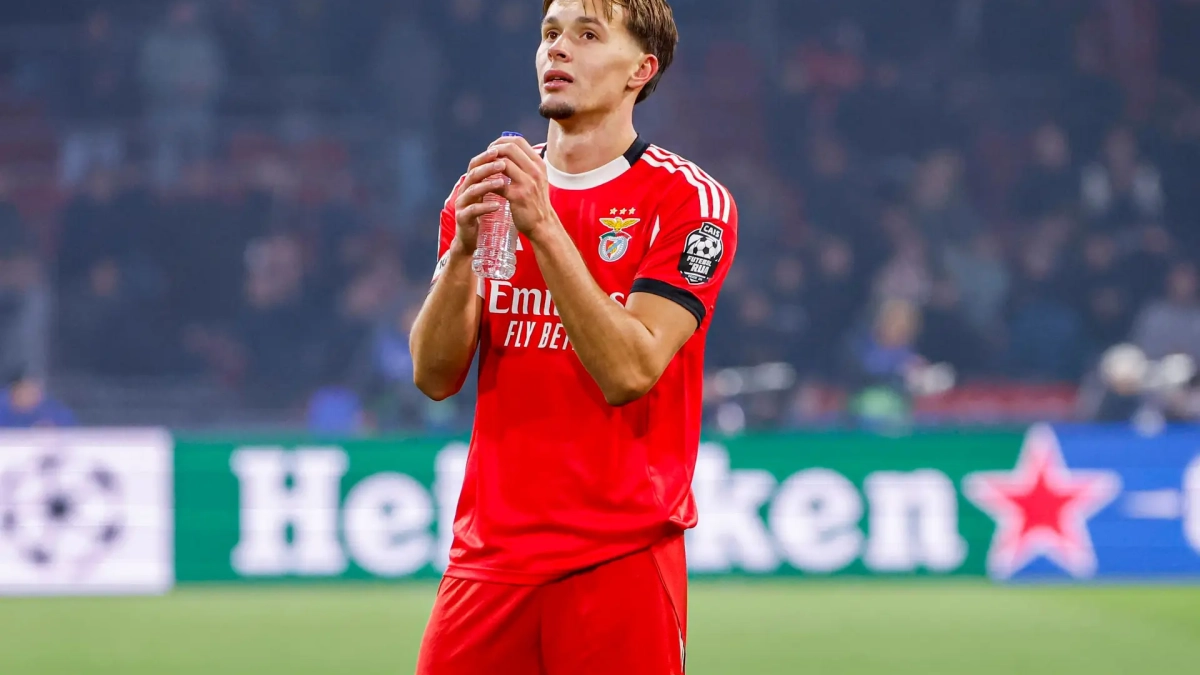 Amar Dedic, lateral derecho del Benfica que gusta al Real Madrid