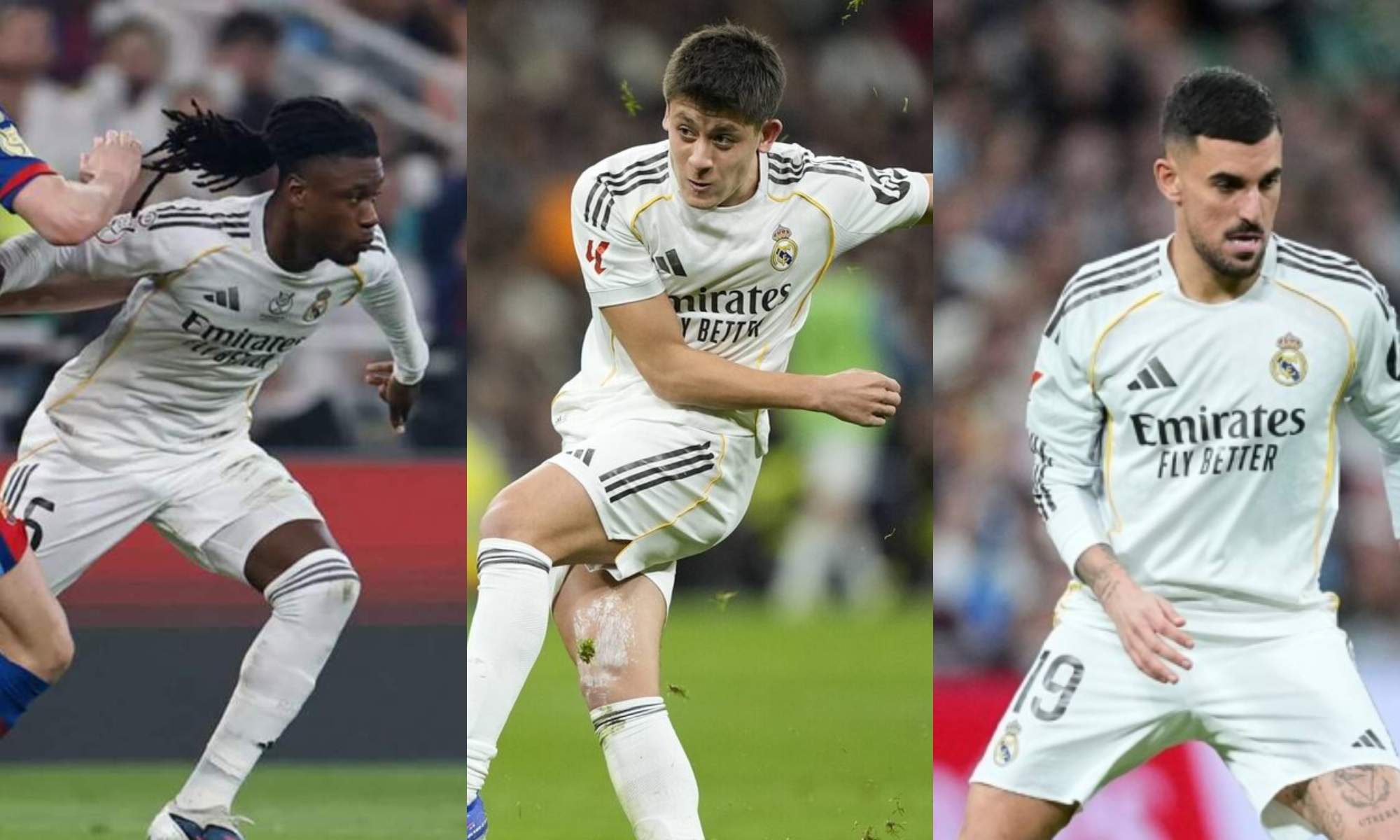 Eduardo Camavinga, Arda Güler y Dani Ceballos tienen la confianza de Florentino Pérez para sacar lo mejor del Real Madrid en lo que resta de campaña.