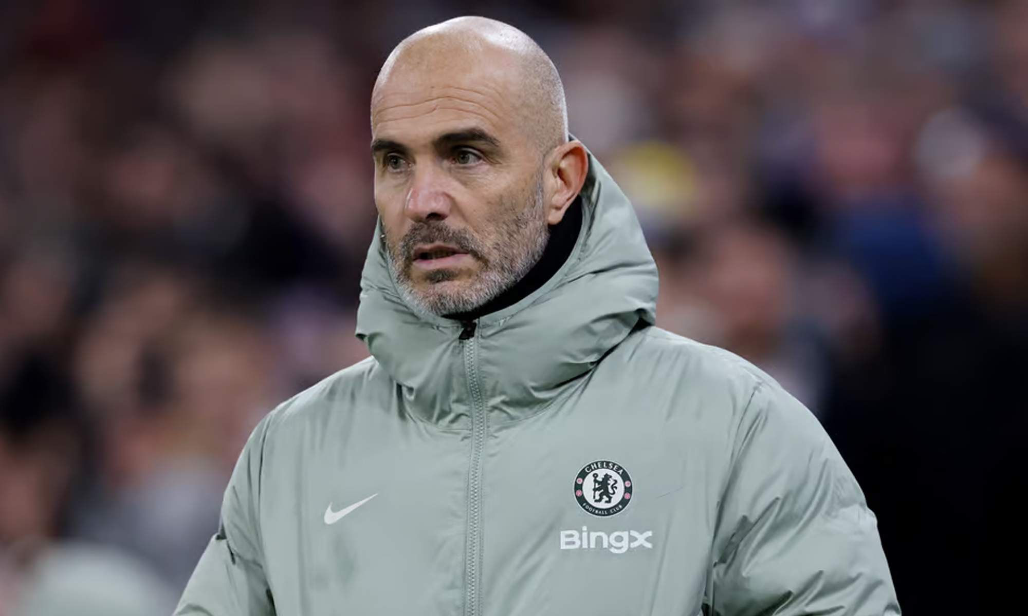 Enzo Maresca entrenando al Chelsea.