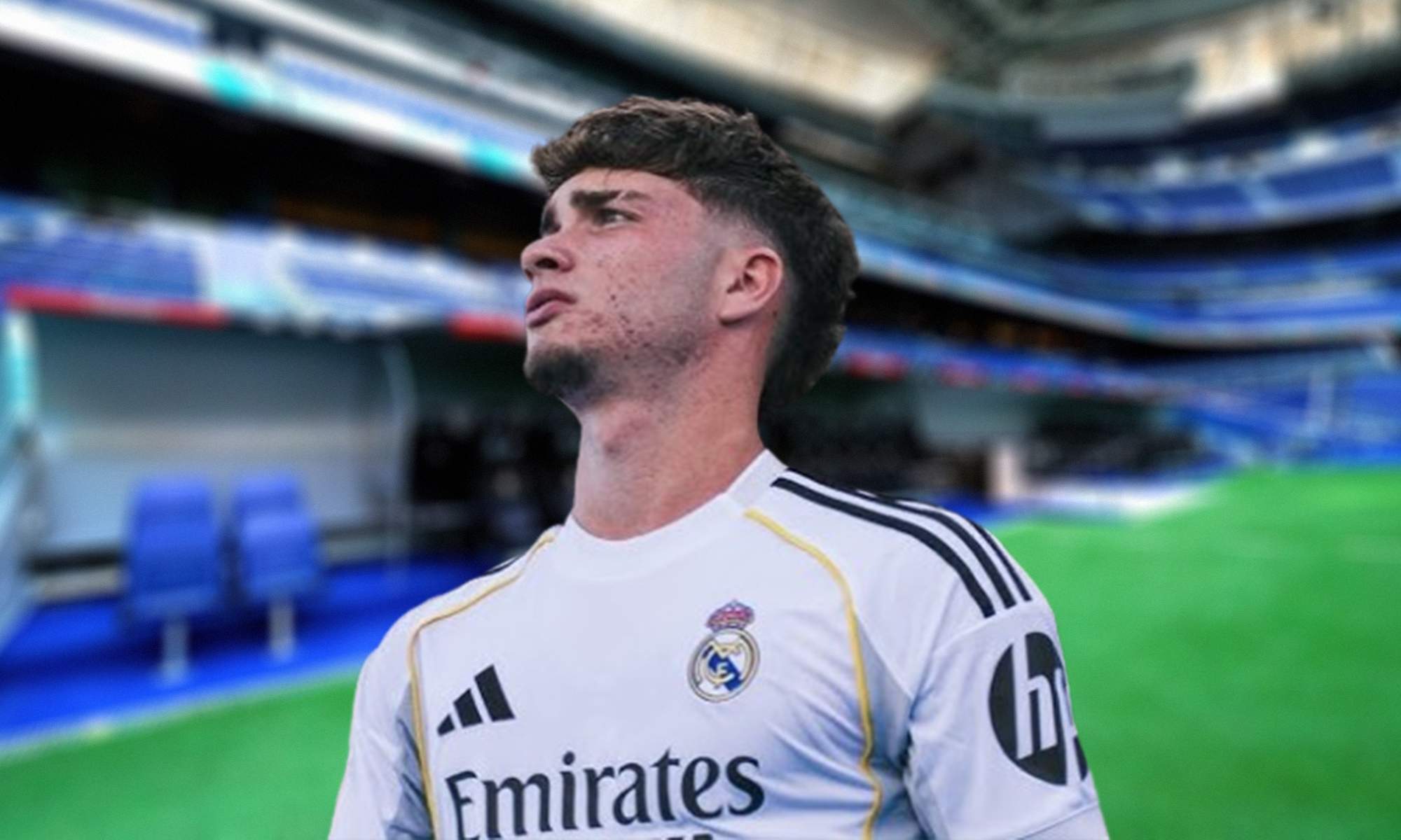 Jorge Cestero y el Santiago Bernabéu.