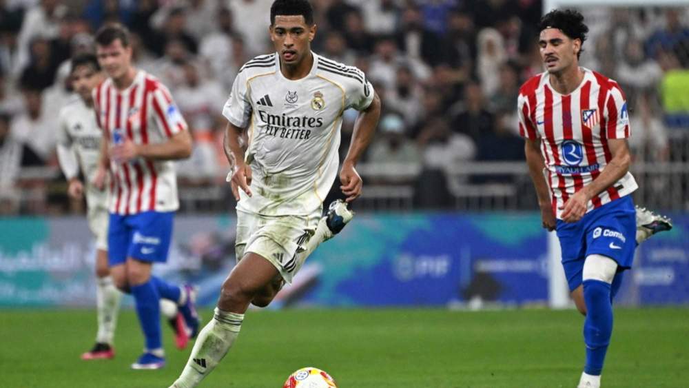 Jude Bellingham, durante la semifinal de la Supercopa de España contra el Atlético.