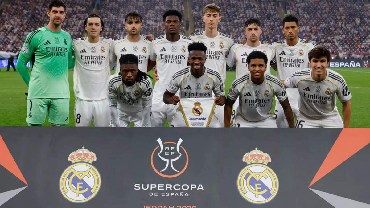 Once del Real Madrid en la final de la Supercopa Once del Real Madrid en la final de la Supercopa