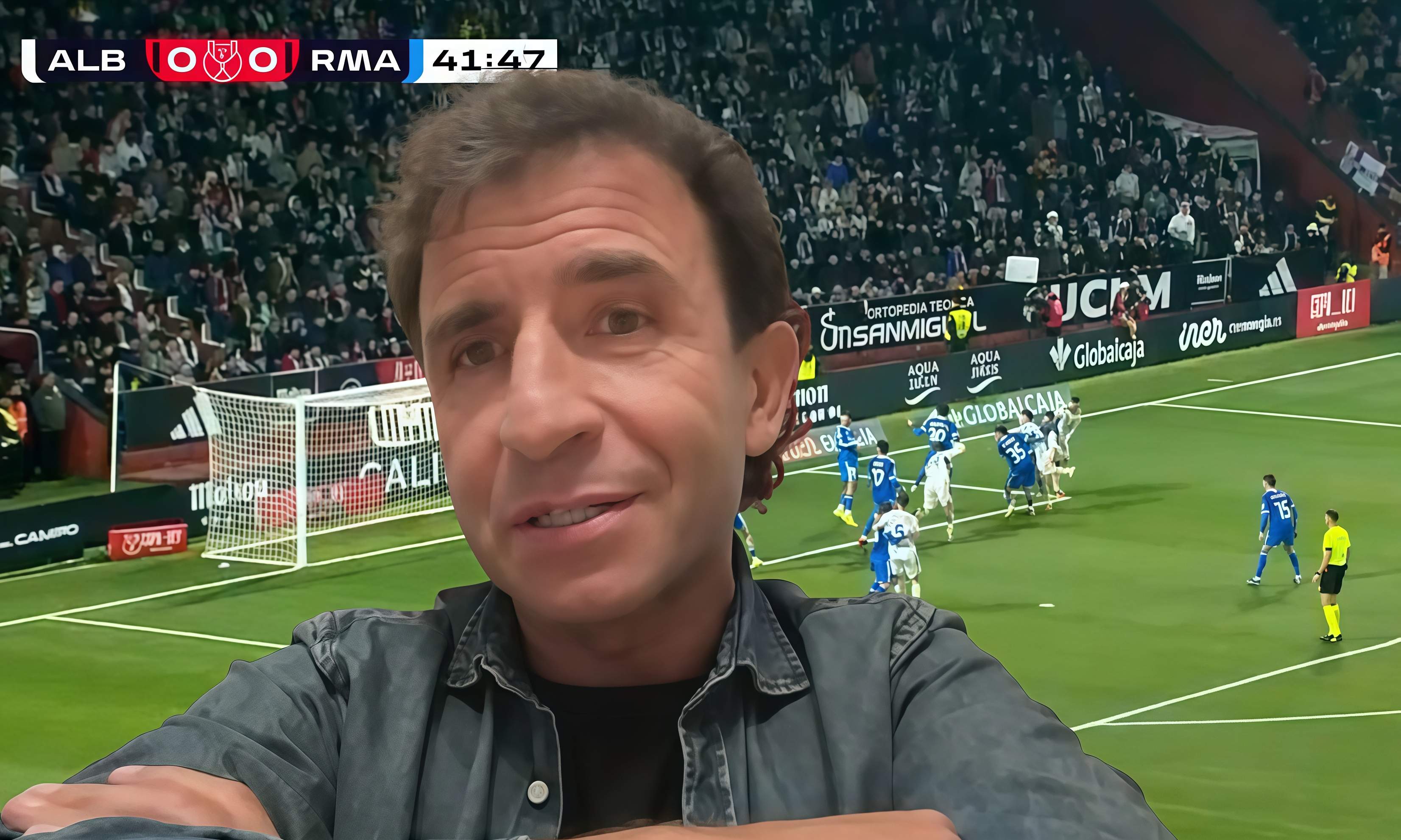 Luis Milla, ex jugador, culpa a Mastantuono del 1-0 del Albacete: "Le defiende muy mal"