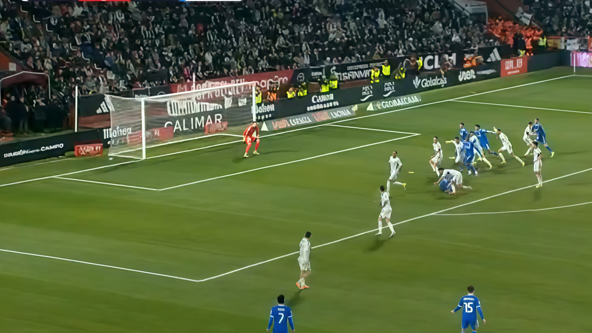 El penalti sobre Asencio en Albacete