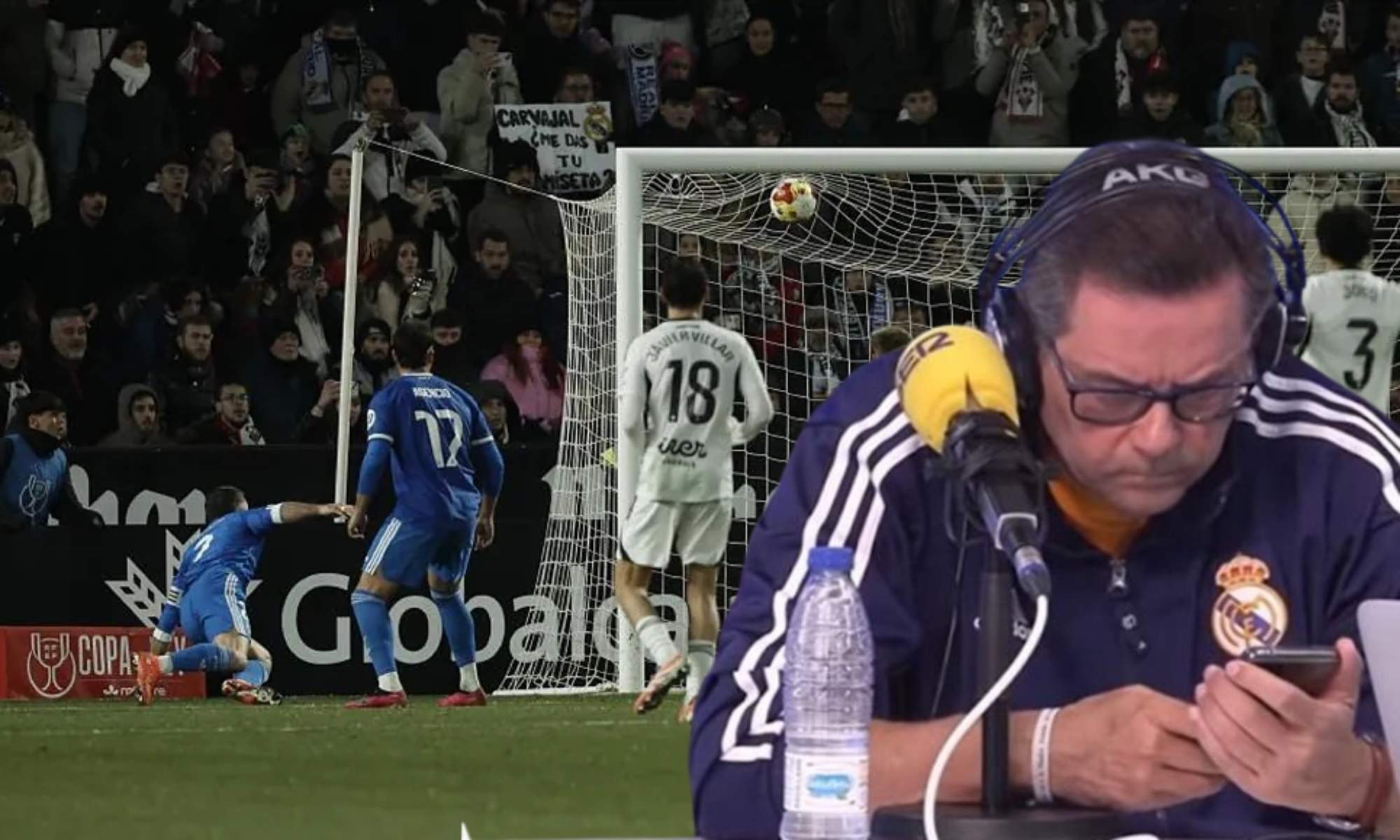 Tomás Roncero ha explotado en los micrófonos de la SER tras la eliminación del Madrid en la Copa, al caer con el Albacete.