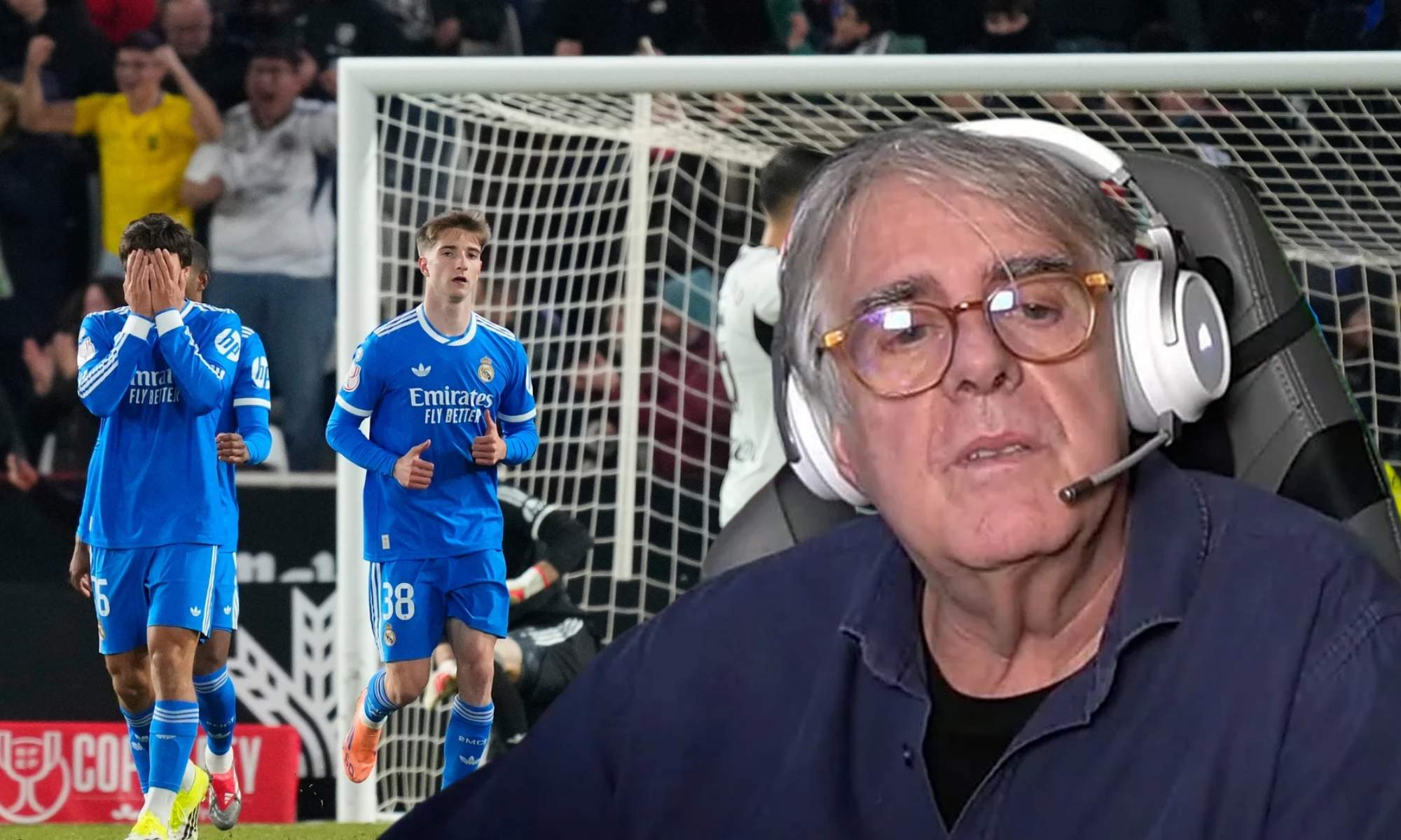 Siro López ha analizado muy enfadado la situación en el Real Madrid, que se agrava con la eliminación en la Copa del Rey.