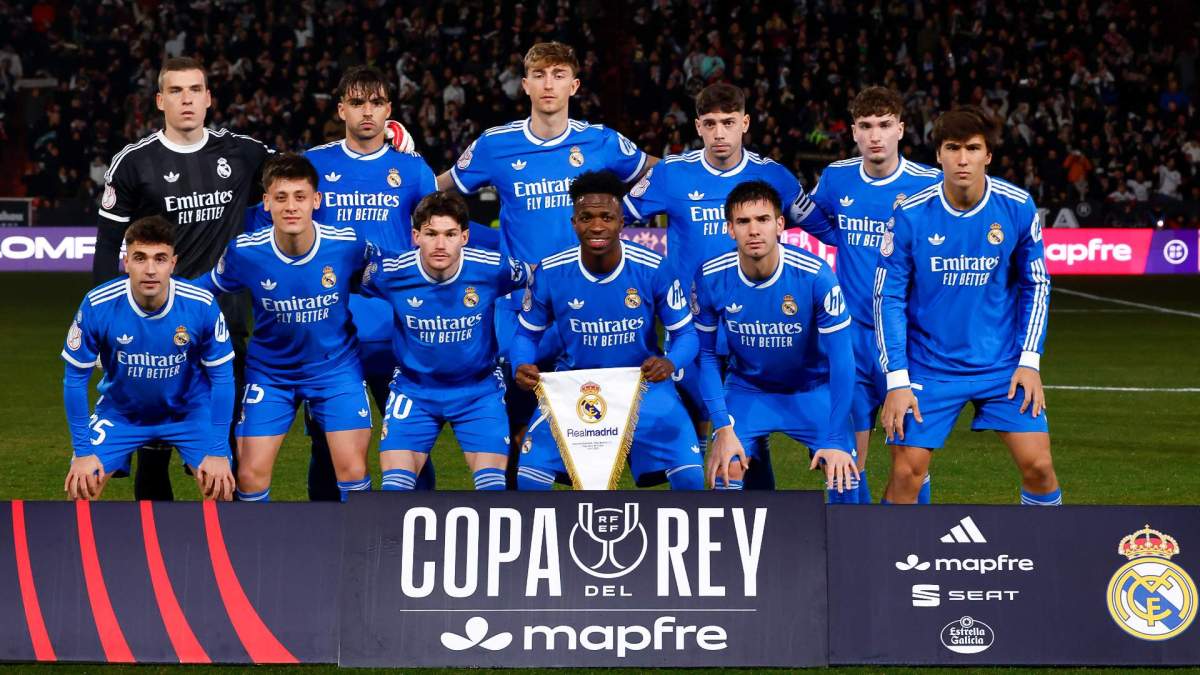 El once del Real Madrid contra el Albacete.