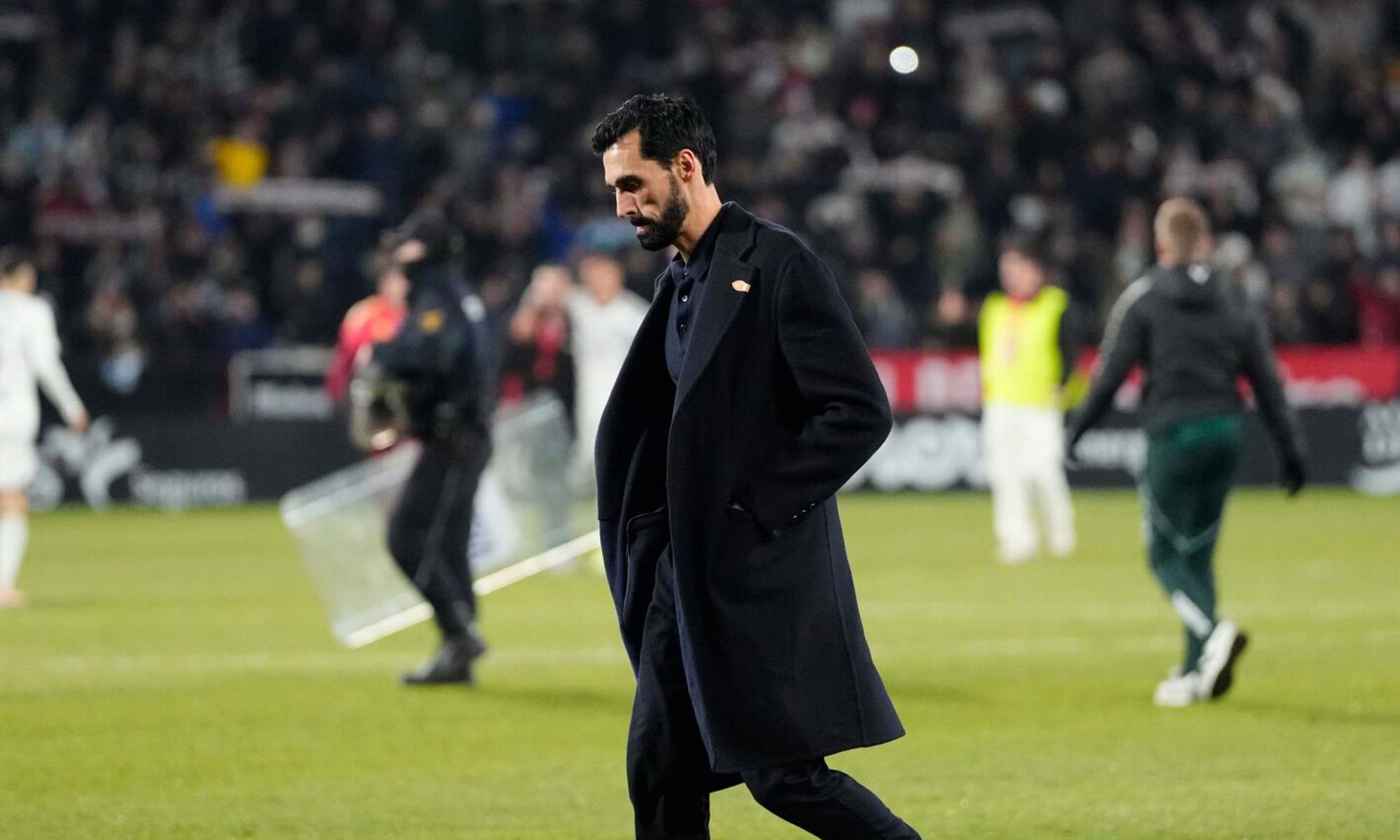Álvaro Arbeloa en el partido contra el Albacete. 