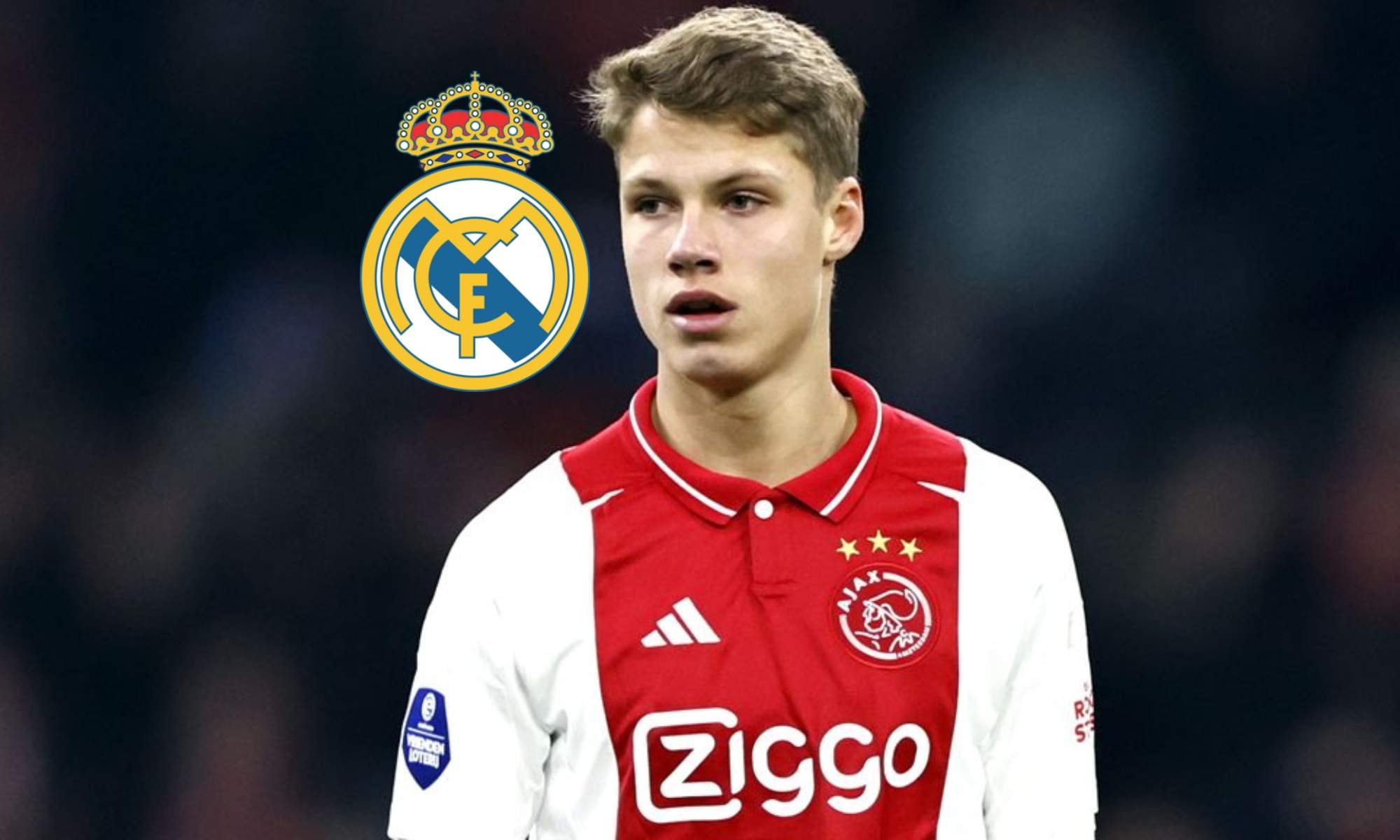 Sean Steur, centrocampista del Ajax, está en la órbita del Real Madrid