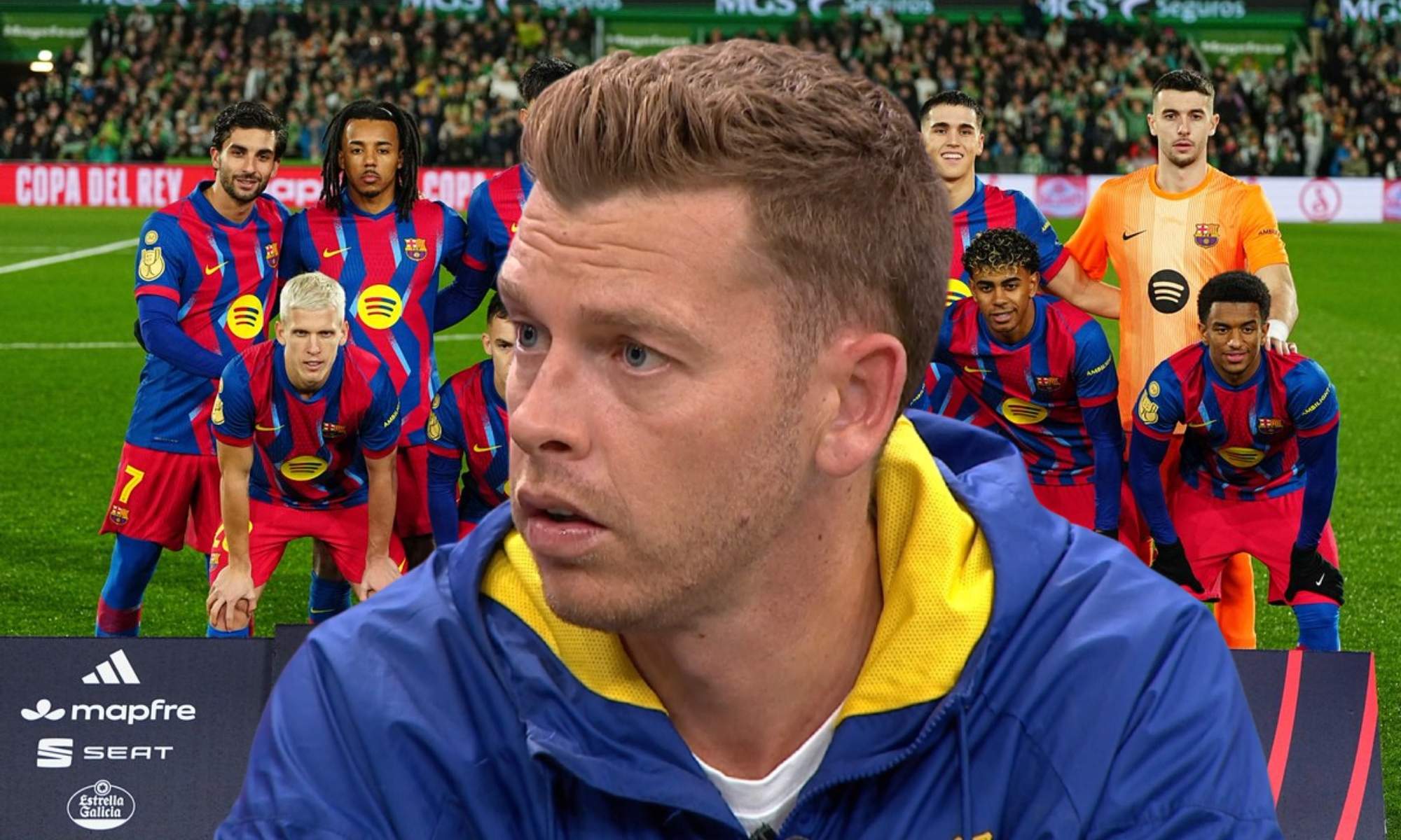 Jota Jordi ataca a un jugador del Barça por su partido ante el Racing