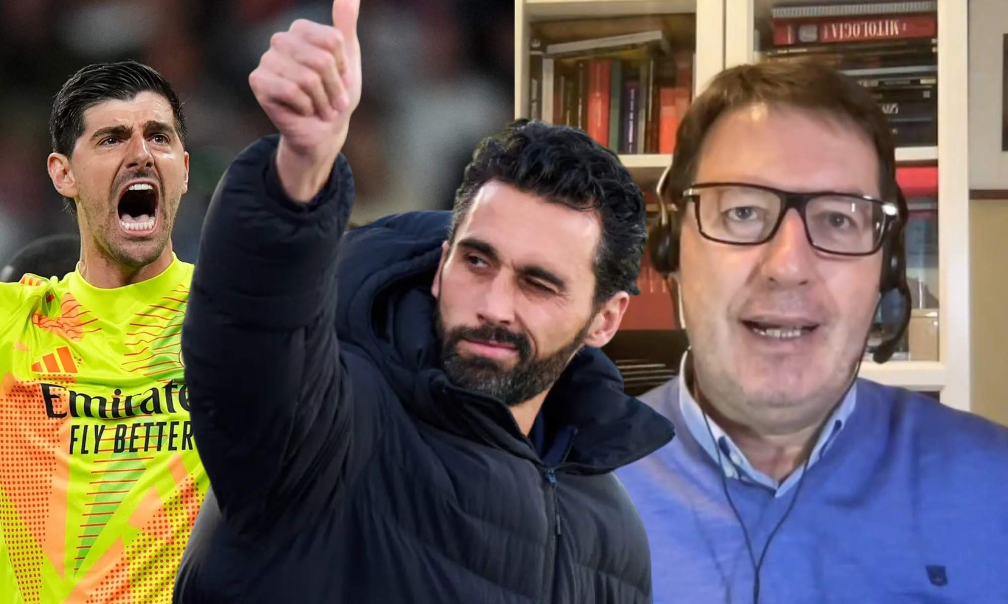 Carlos Carpio (54), periodista, apunta a Arbeloa por lo que hizo con Courtois: "Error de novato"