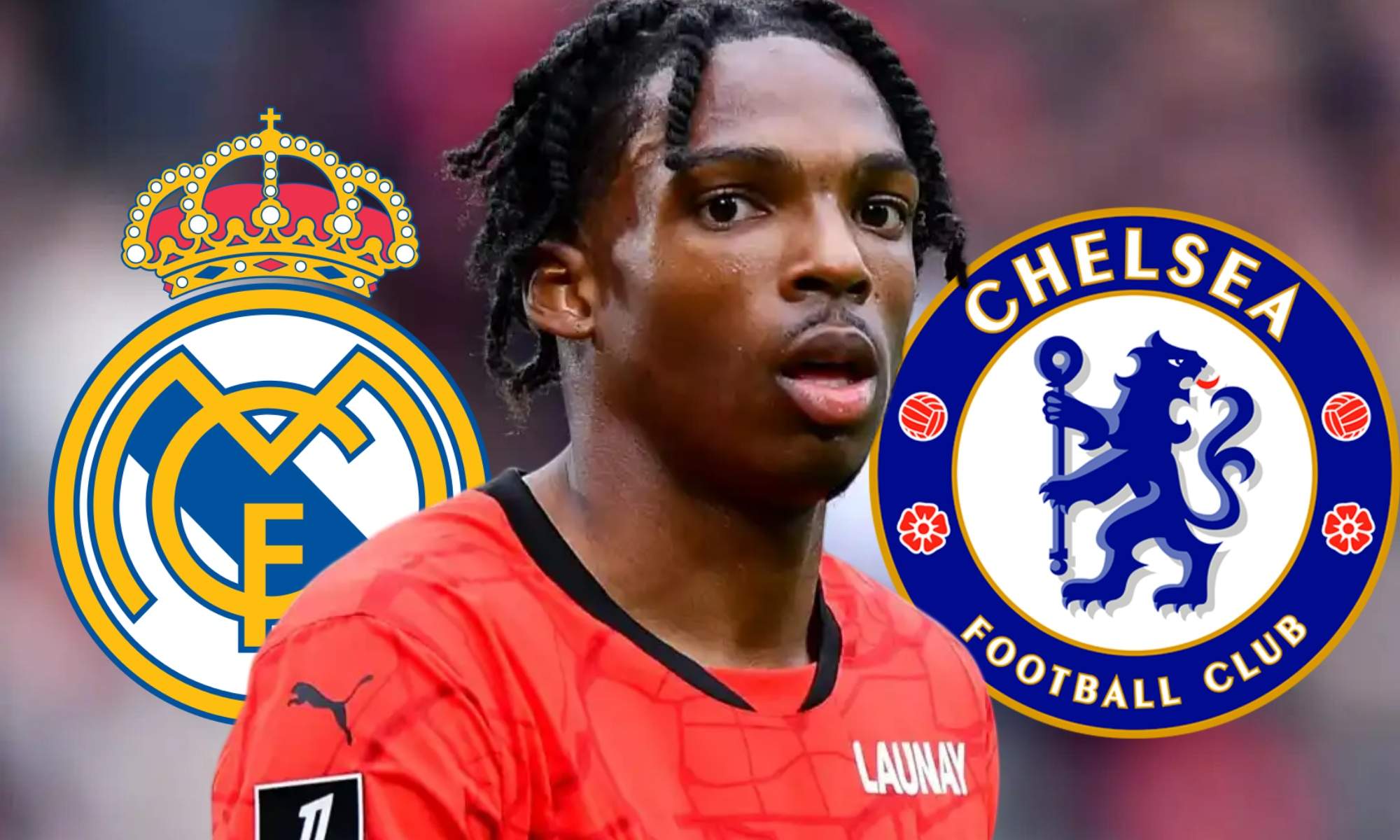 Jeremy Jacquet (20), futbolista del Rennes que quiere fichar el Real Madrid, tiene una oferta del Chelsea