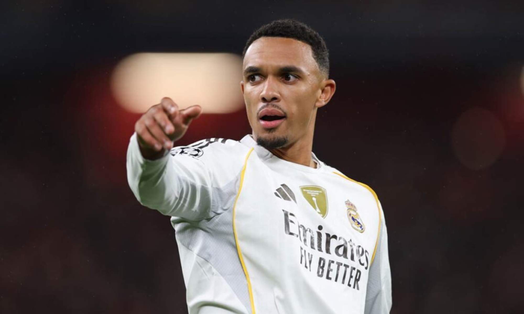Trent Alexander-Arnold, durante un partido con el Real Madrid esta temporada.