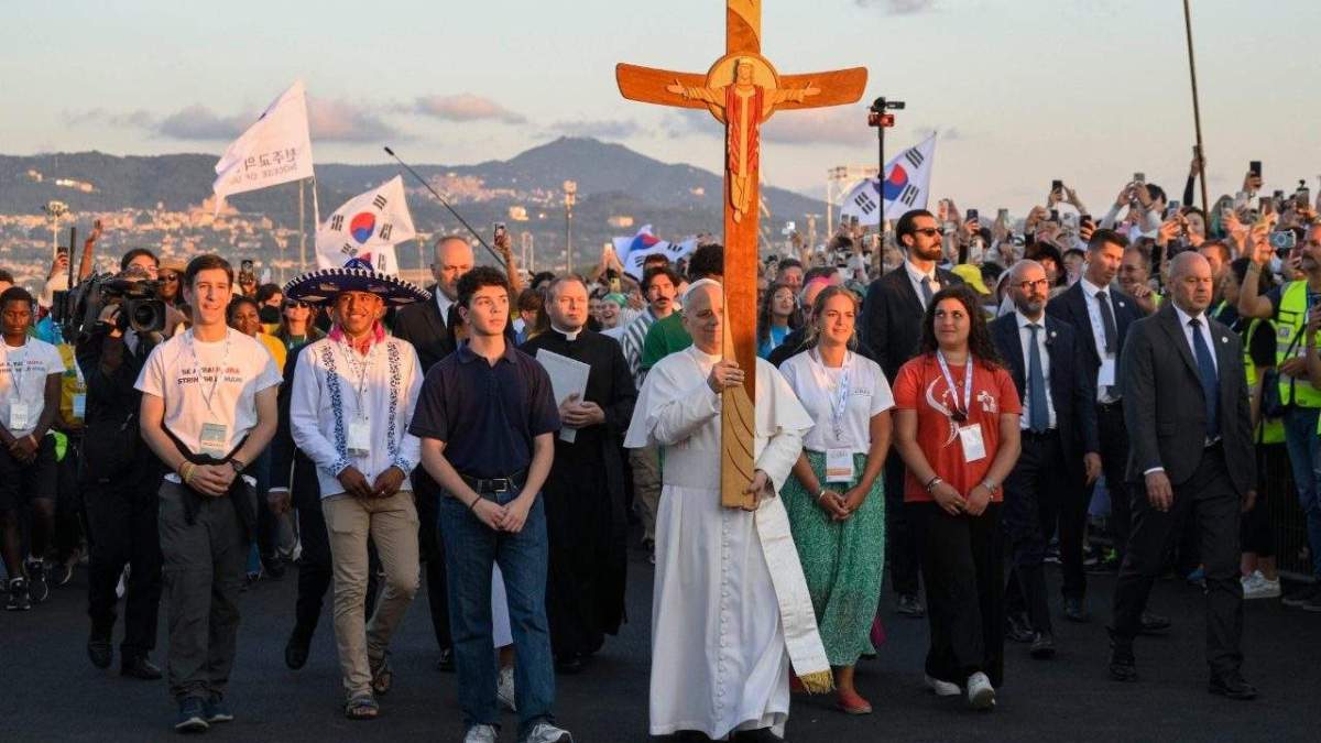 El Papa León XIV en el Jubileo de los jóvenes. 