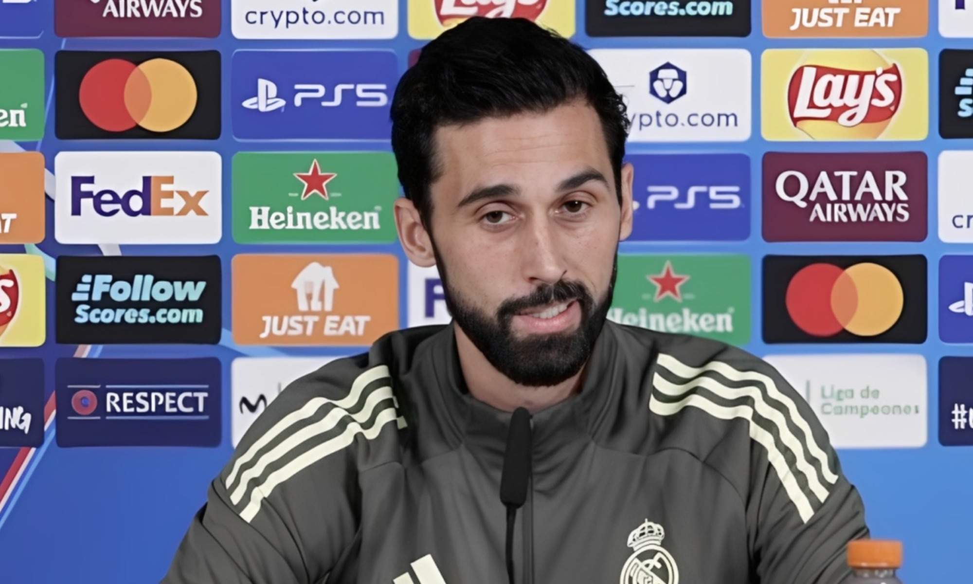 Álvaro Arbeloa en rueda de prensa