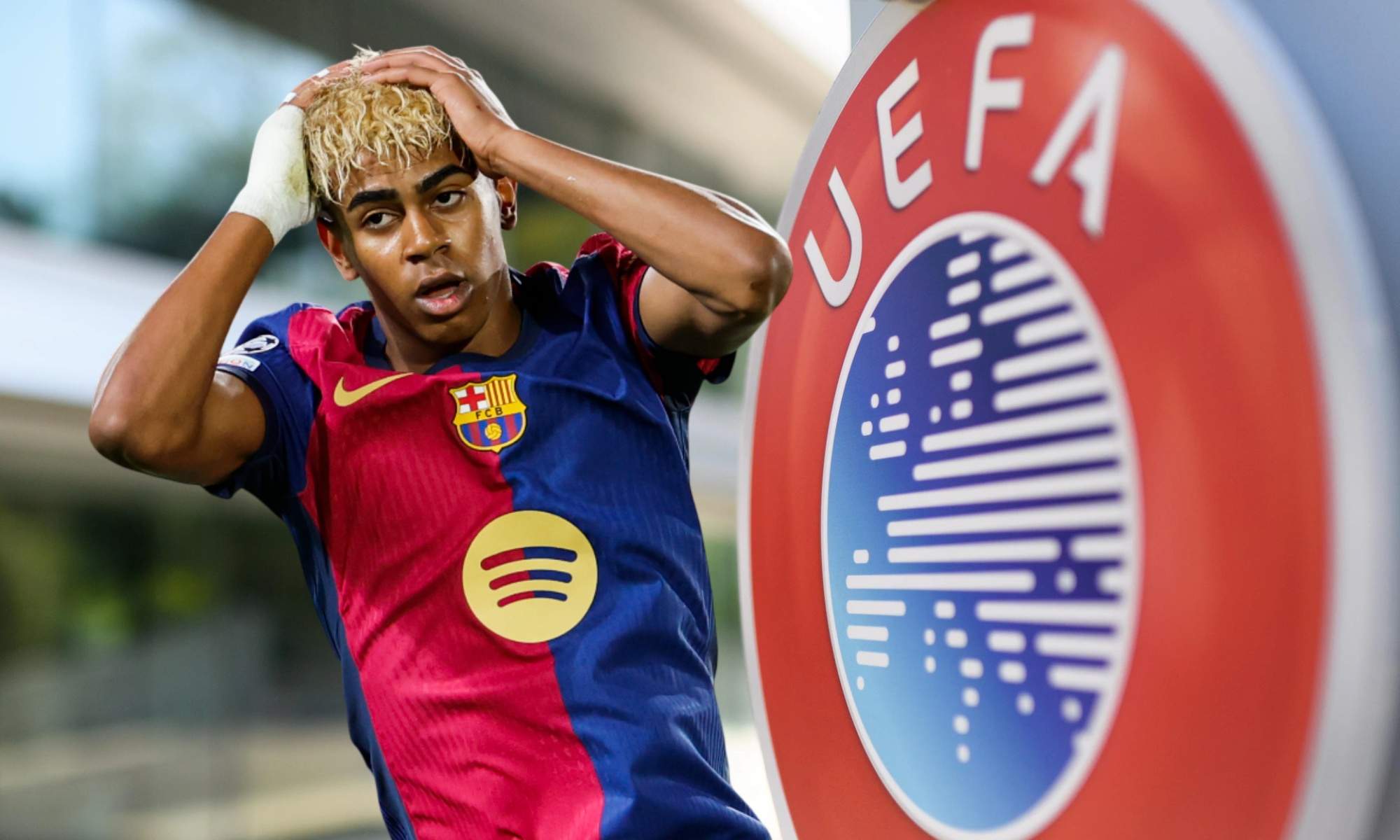 Lamine Yamal, sancionado por la UEFA con 5.000 euros por infringir el reglamento antidopaje