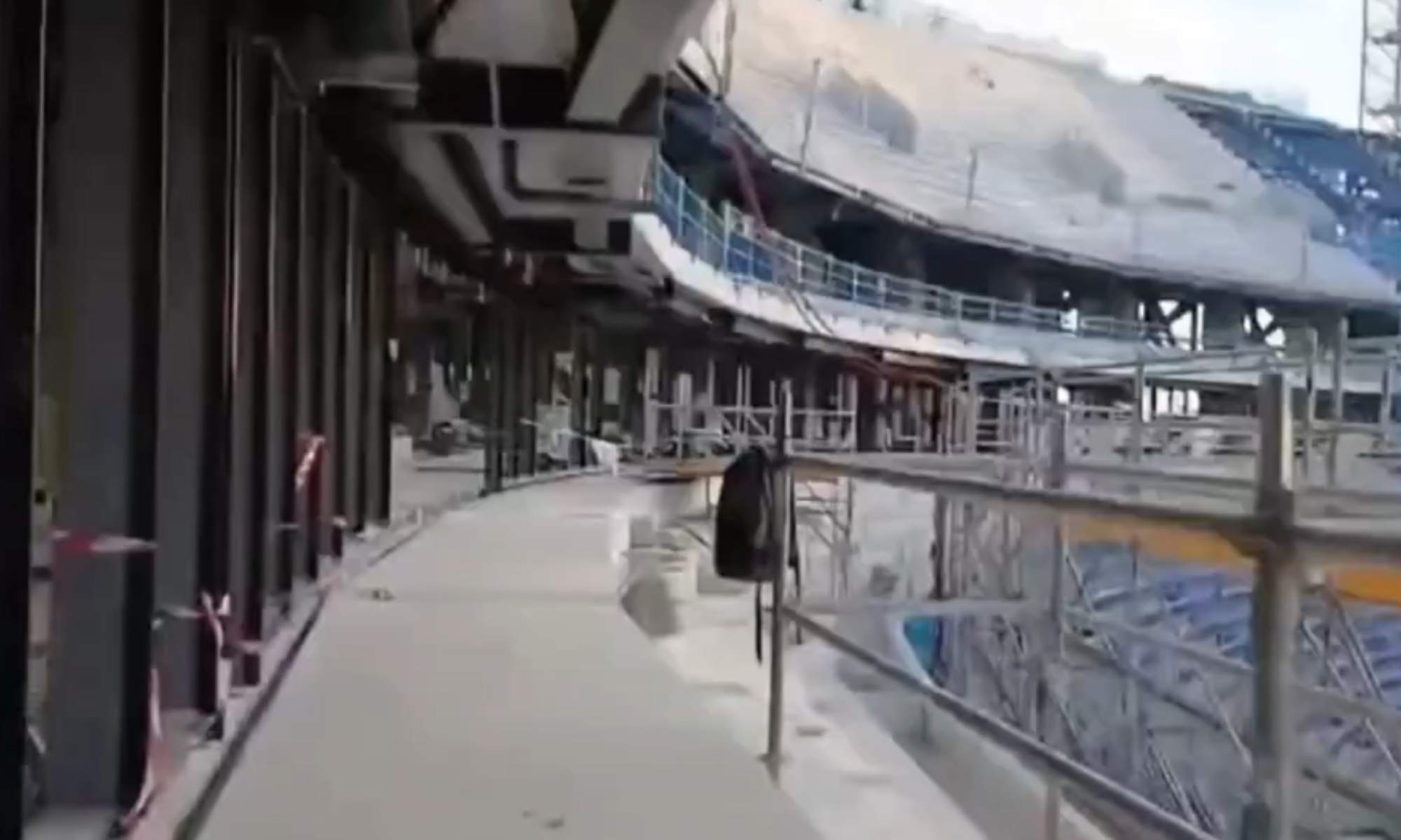 La obra de los palcos VIP del Spotify Camp Nou va muy lenta