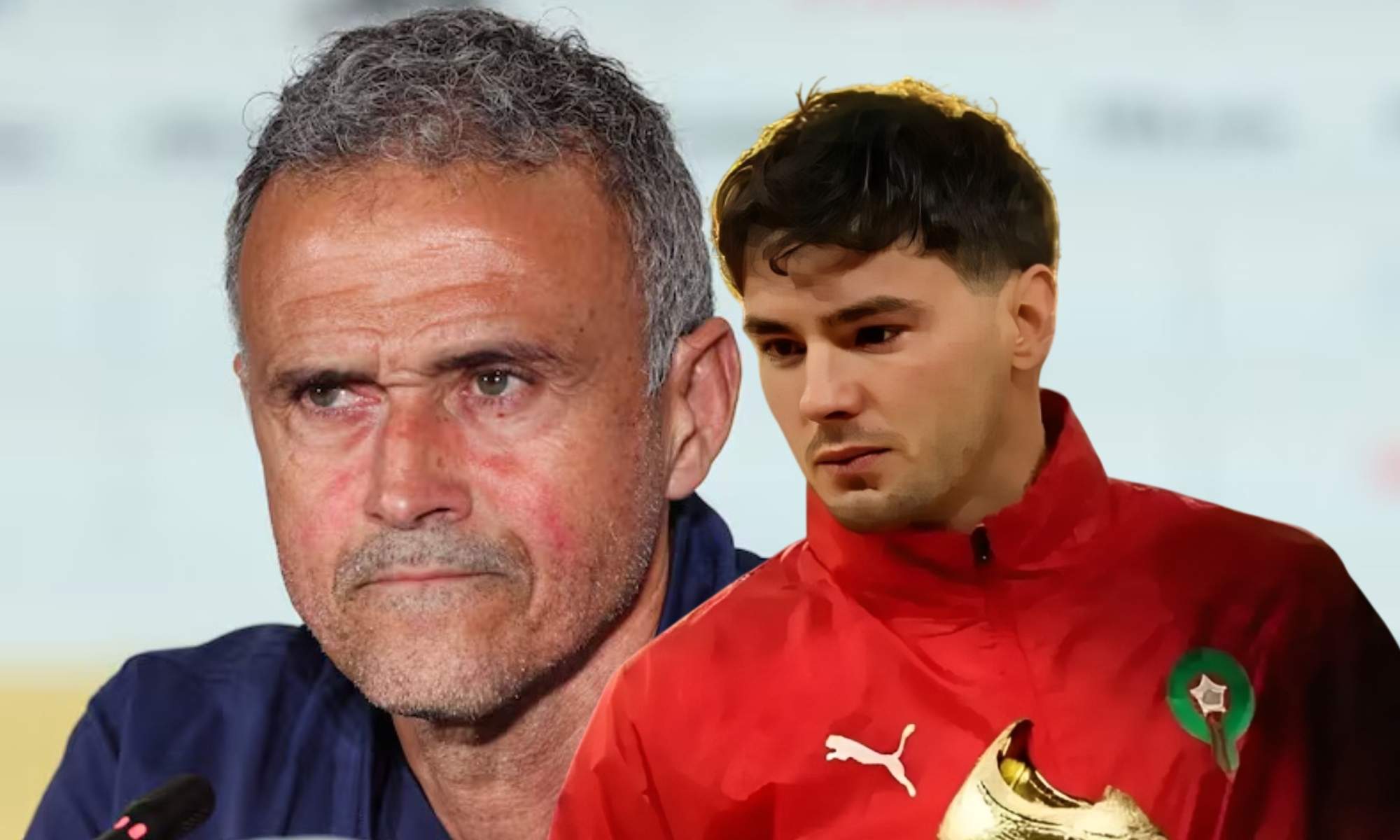 Luis Enrique sale en defensa de Brahim tras su penalti fallado