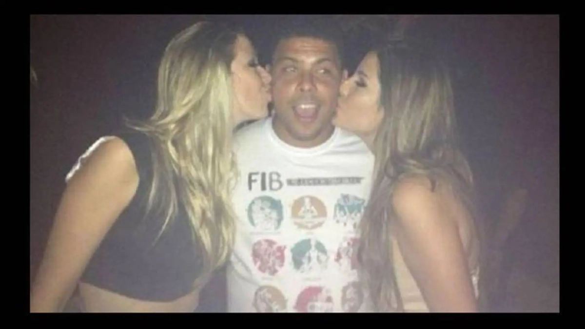 Ronaldo en una de sus fiestas